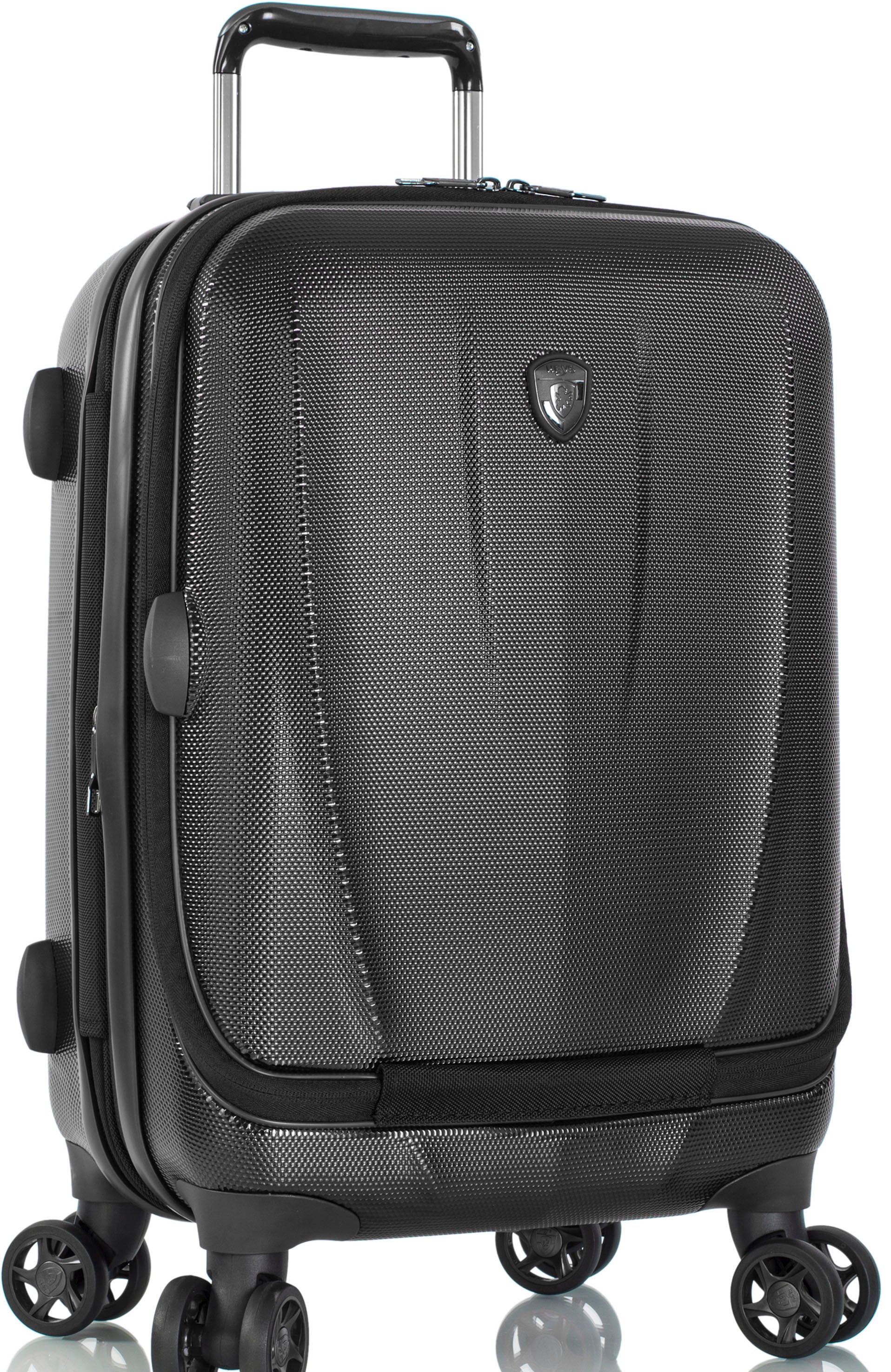 Heys Hartschalen-Trolley »Vantage Smart Access, 53 cm«, 4 Rollen, Heys x Joachim Llambi Handgepäck-Koffer Frontzugangsfach Laptoptasche