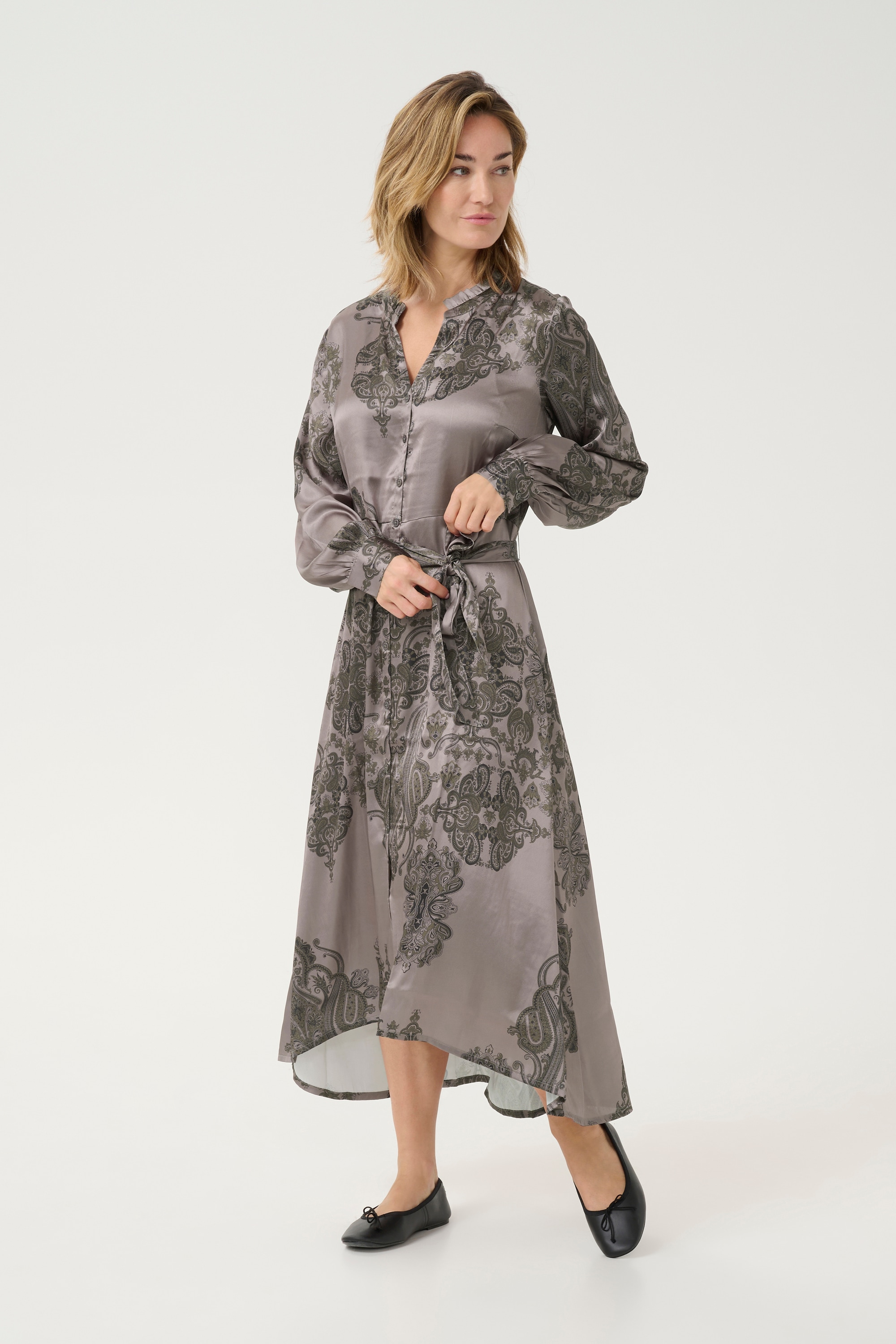 KAFFE Midikleid »Kleid BPester«