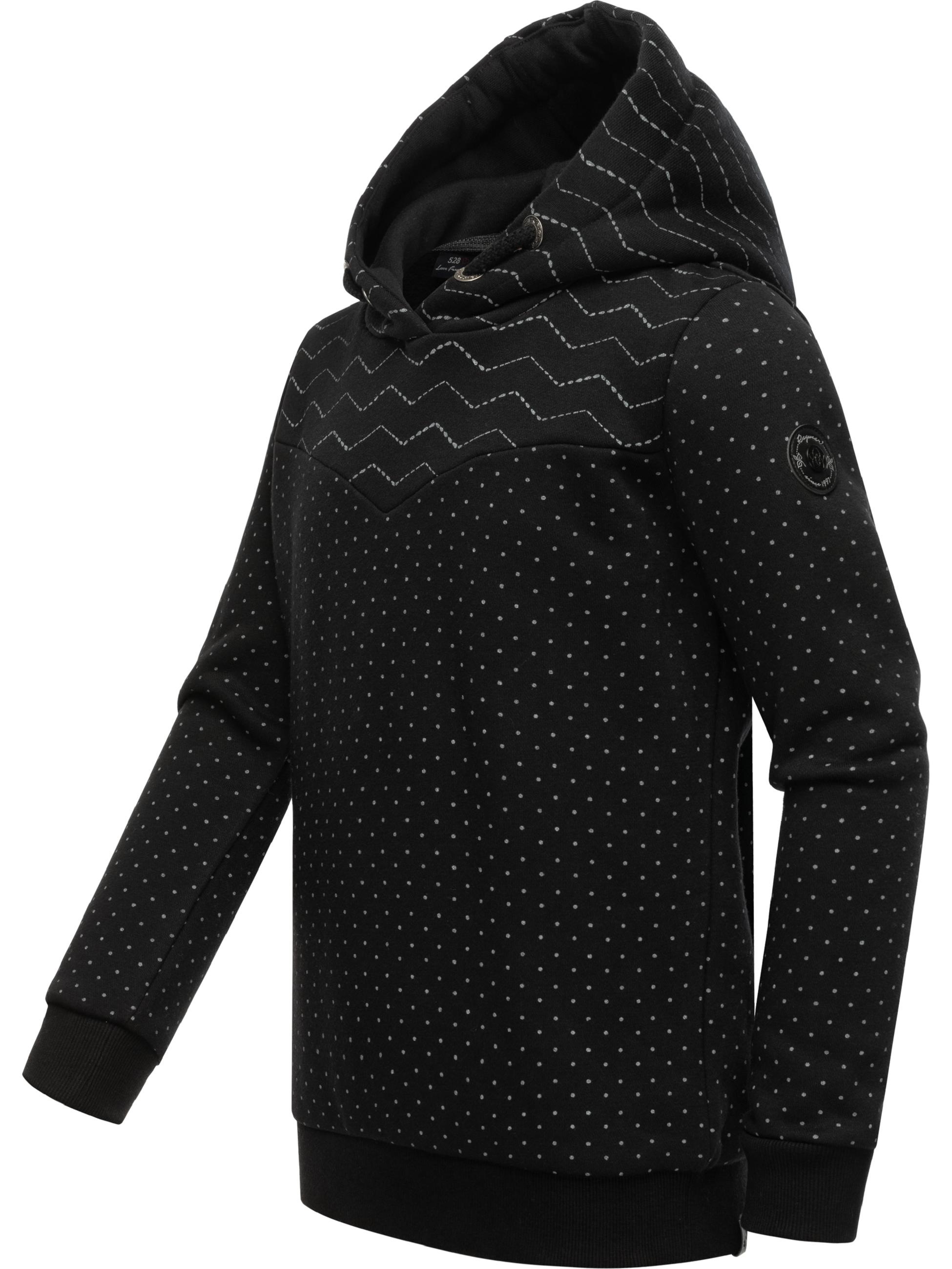 Ragwear Sweatjacke »Kapuzensweatshirt Kristla Sweat«, Mädchen Kapuzensweater mit großer Kapuze