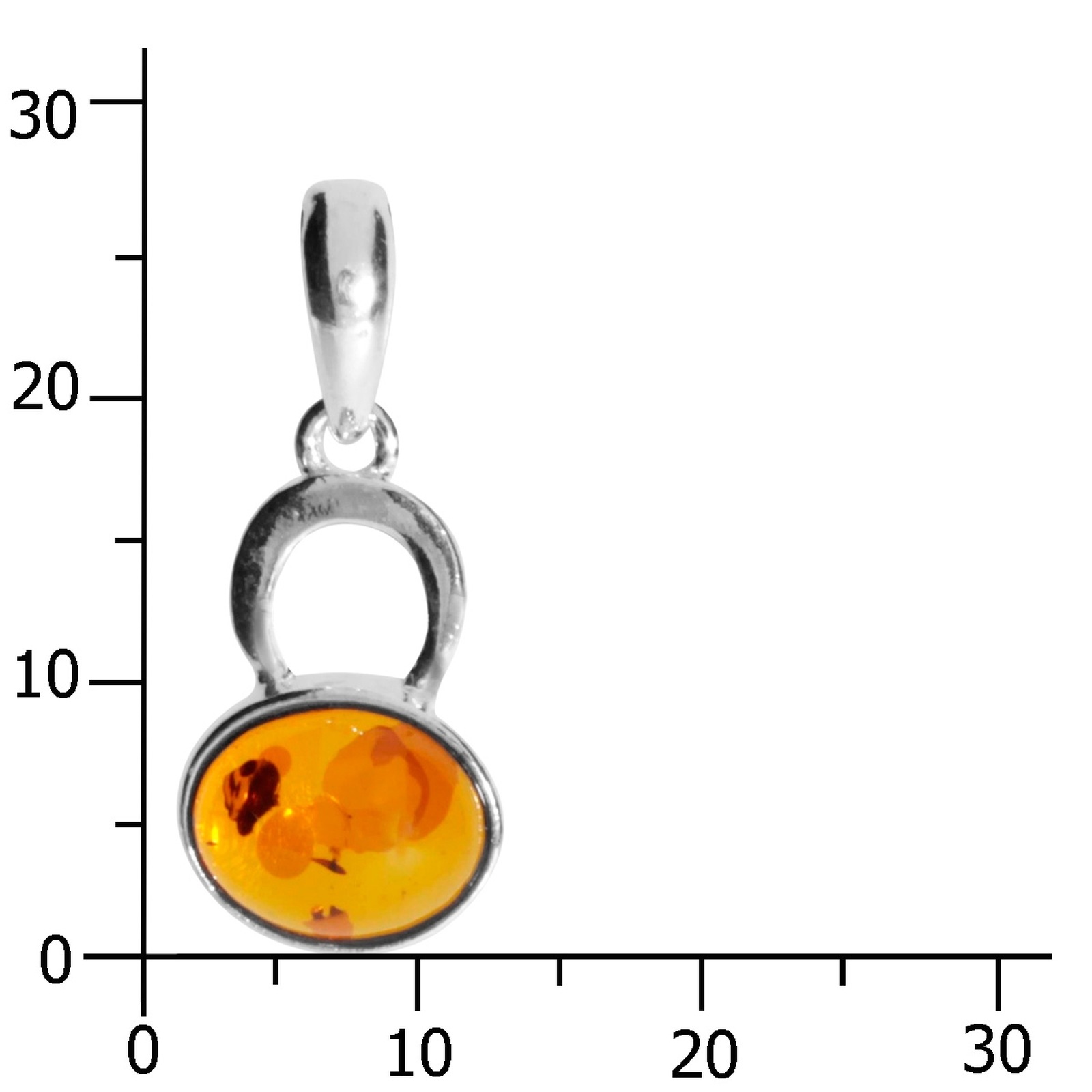 OSTSEE-SCHMUCK Kettenanhänger »- Hedda - Silber 925/000 - Bernstein«