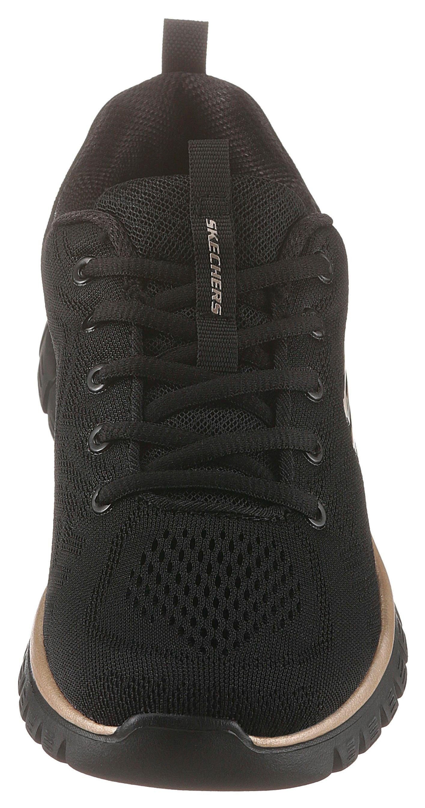 Skechers Sneaker »Graceful - Get Connected«, Freizeitschuh, Halbschuh, Schnürschuh mit Memory Foam