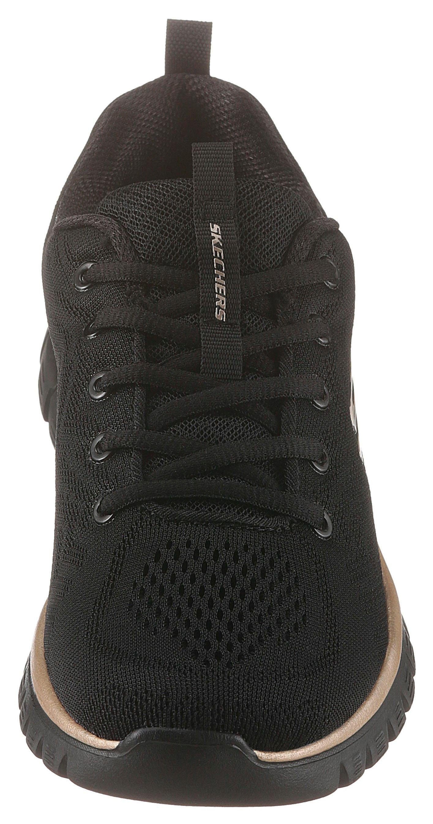 Skechers Sneaker »Graceful - Get Connected«, mit Memory Foam, Freizeitschuh, Halbschuh, Schnürschuh