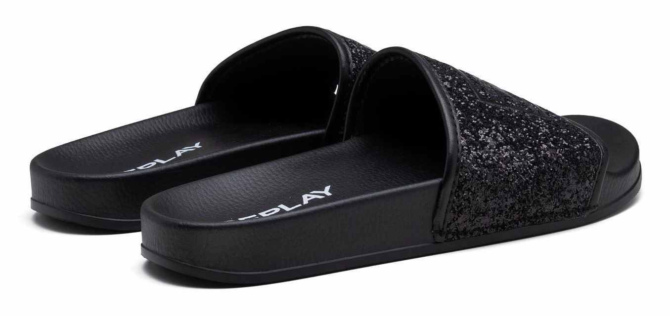 Replay Badepantolette »UP W SHINY«, mit Glitter