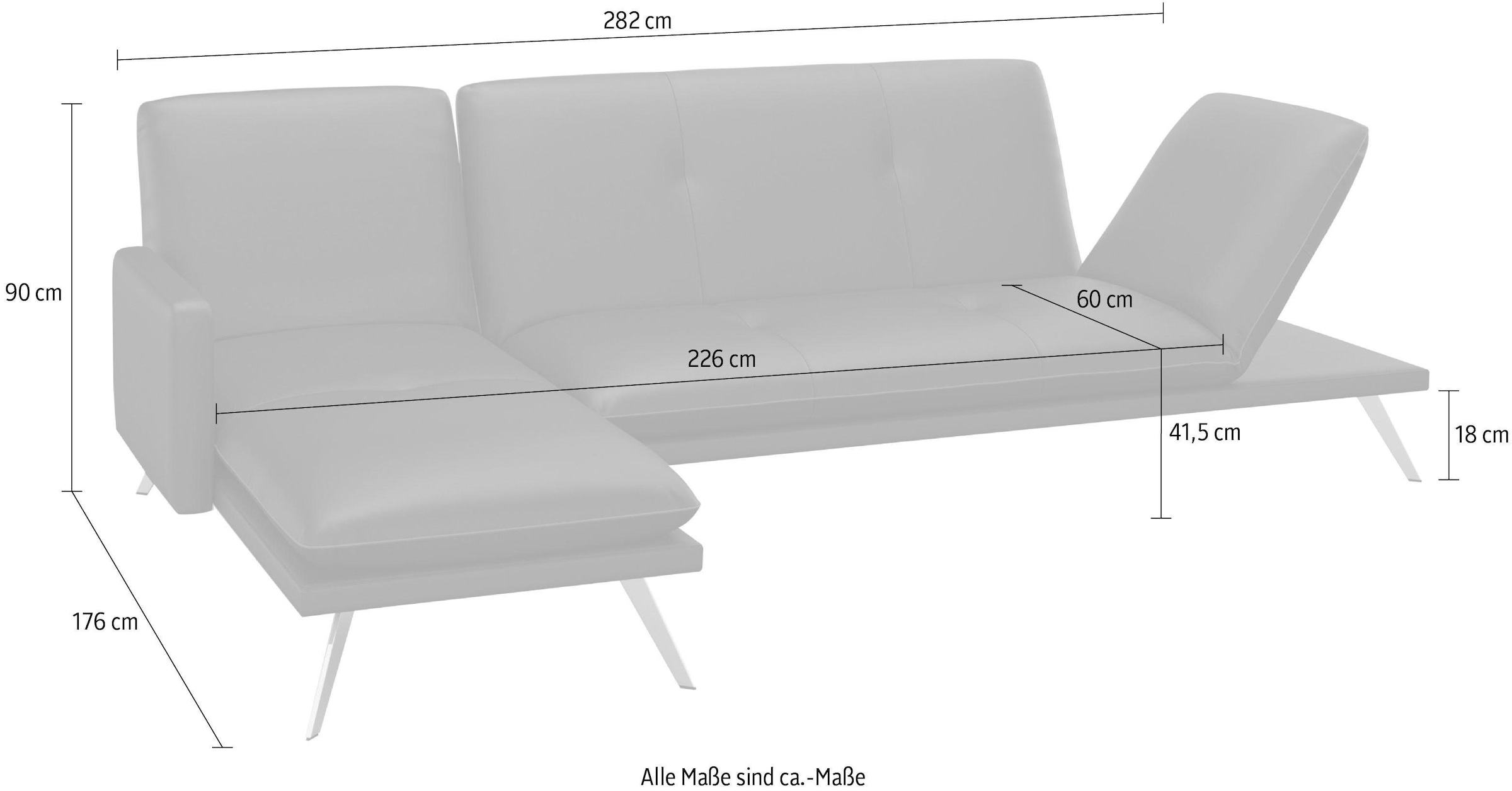 machalke® Ecksofa »wings, L-Form«
