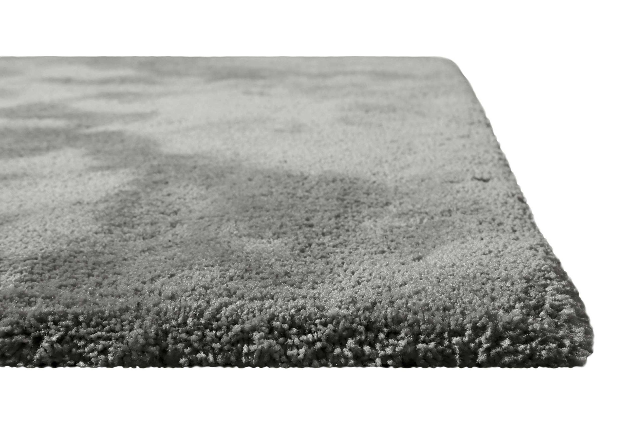 Homie Living Teppich »Pisa«, rund, 25 mm Höhe, Hochflor, Microfaser, uni, weich, Shaggy, Wohnzimmer, Schlafzimmer