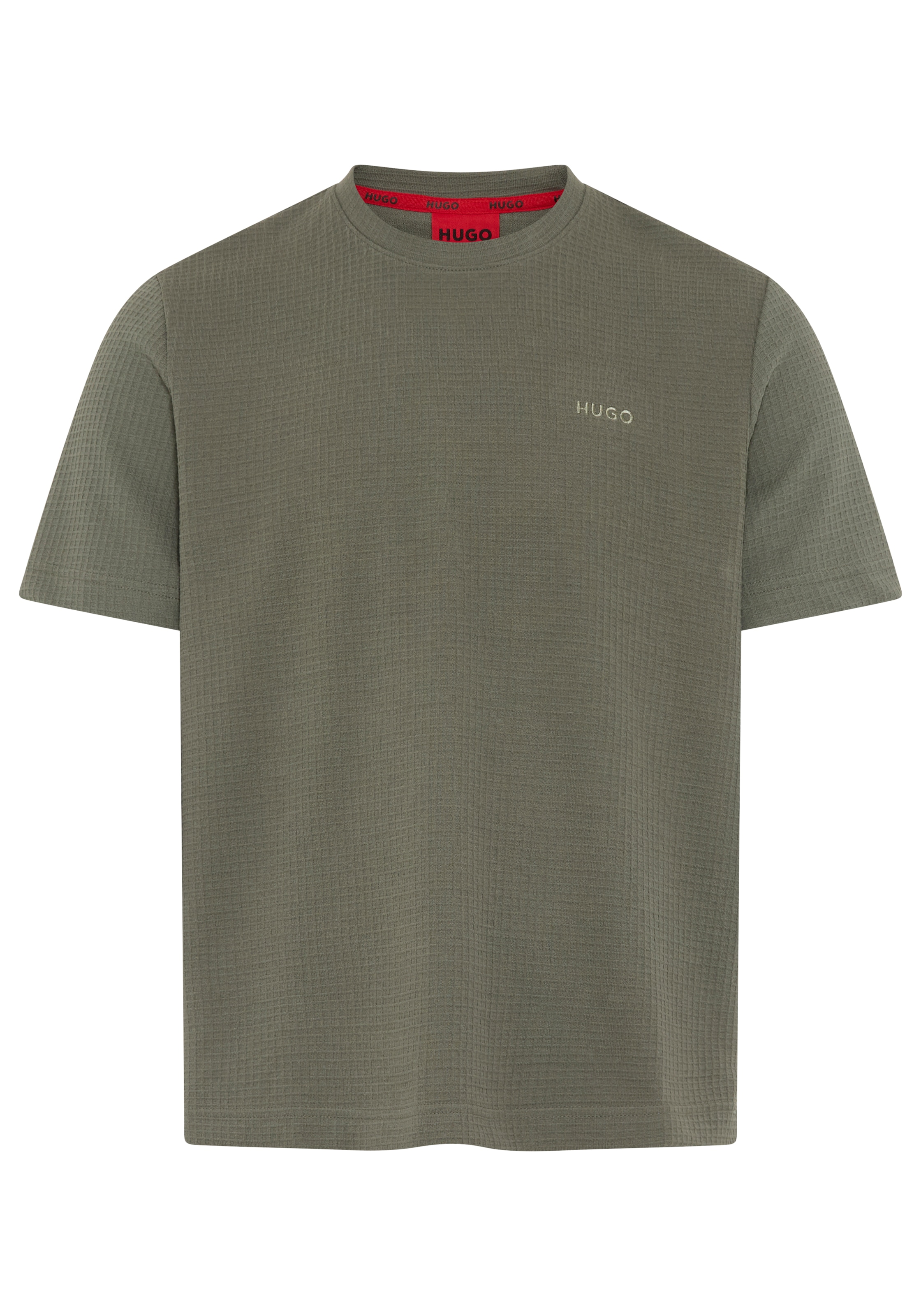 HUGO Underwear T-Shirt »,Austin T-Shirt« Waffelstruktur und Logo-Stickerei