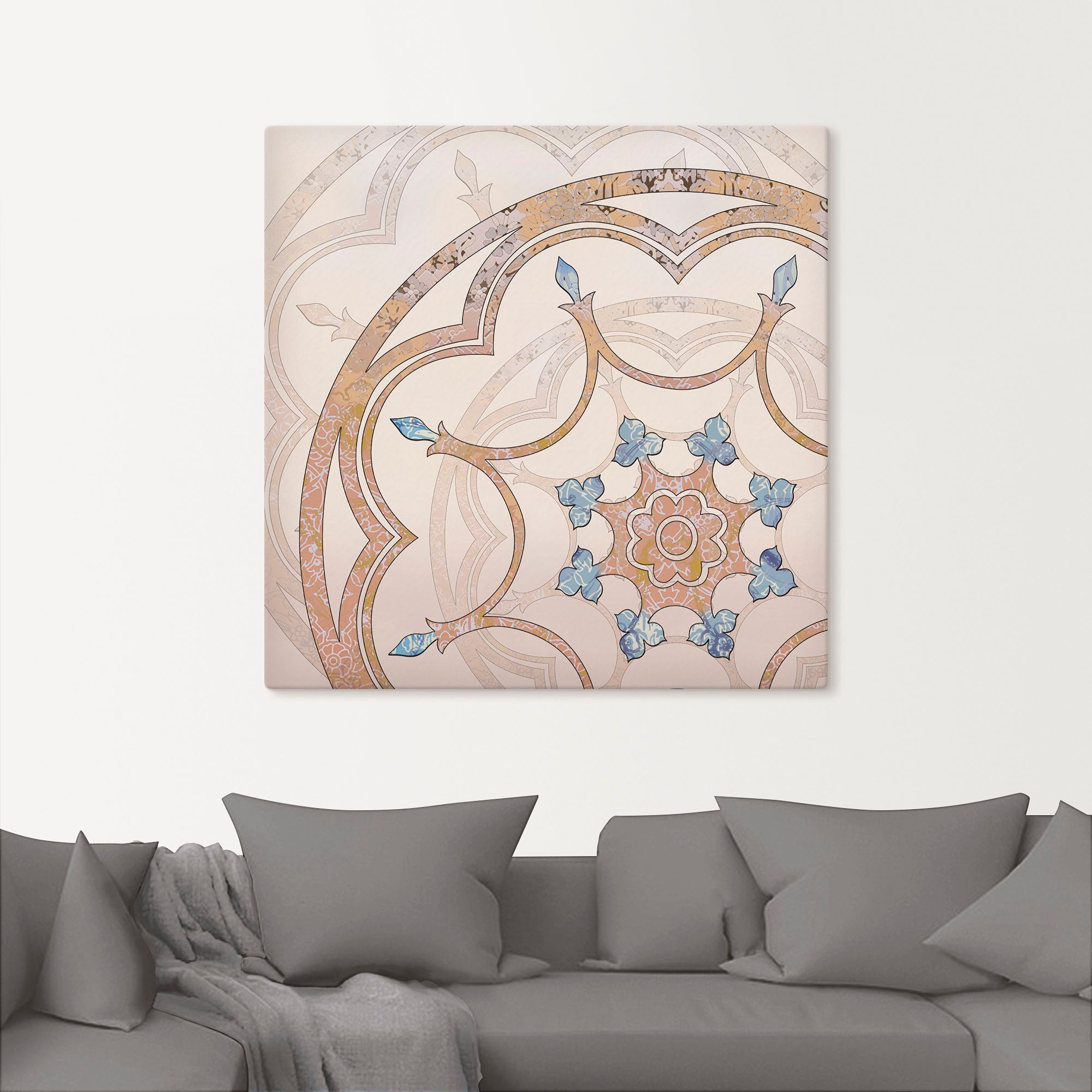 Artland Wandbild »Boho Mandala«, Muster, (1 St.), als Alubild, Outdoorbild, Leinwandbild, Poster in verschied. Größen