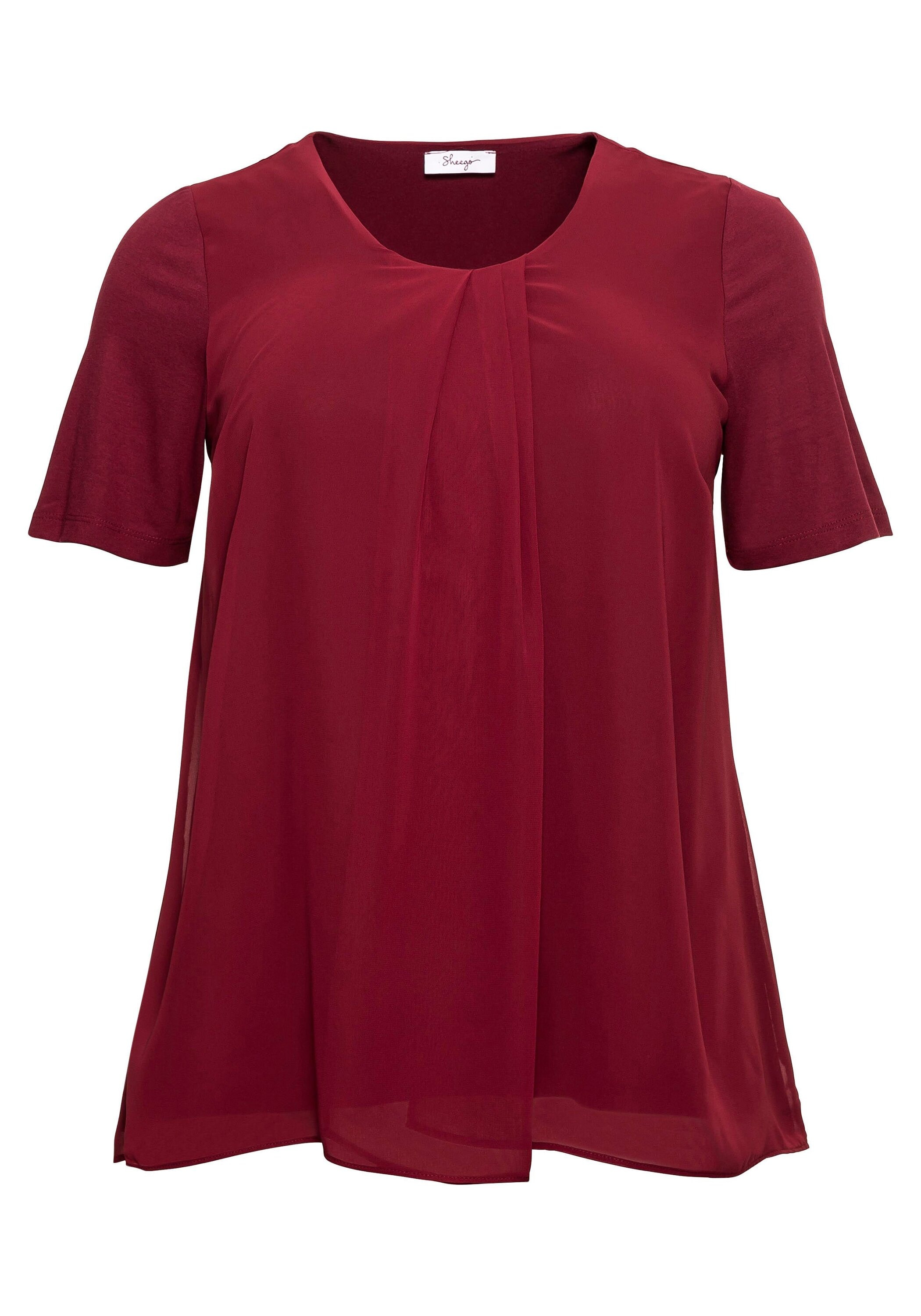 Sheego Blusenshirt »Blusenshirt im Lagenlook«