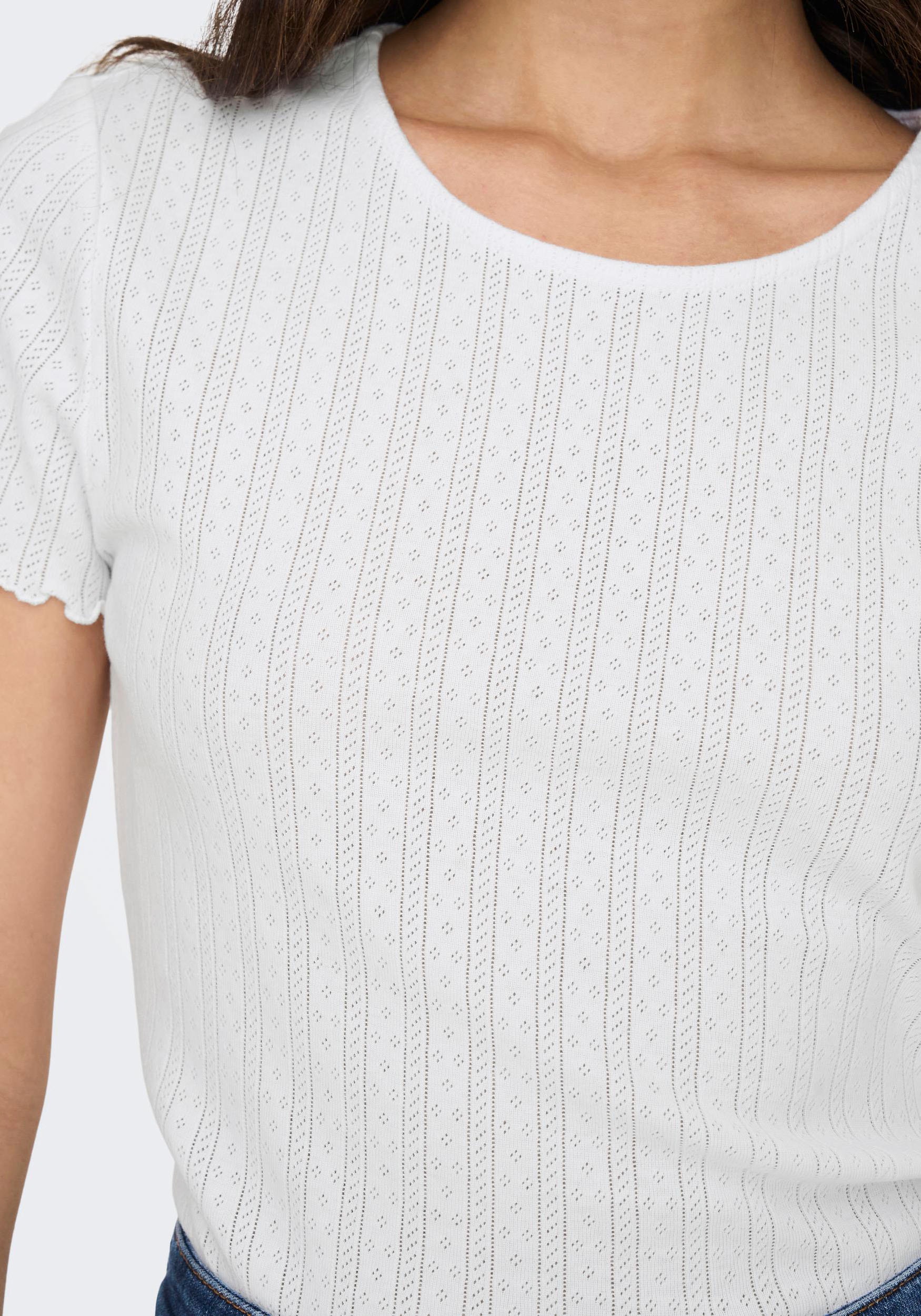 ONLY Kurzarmshirt »ONLCARLOTTA S/S TOP JRS NOOS«