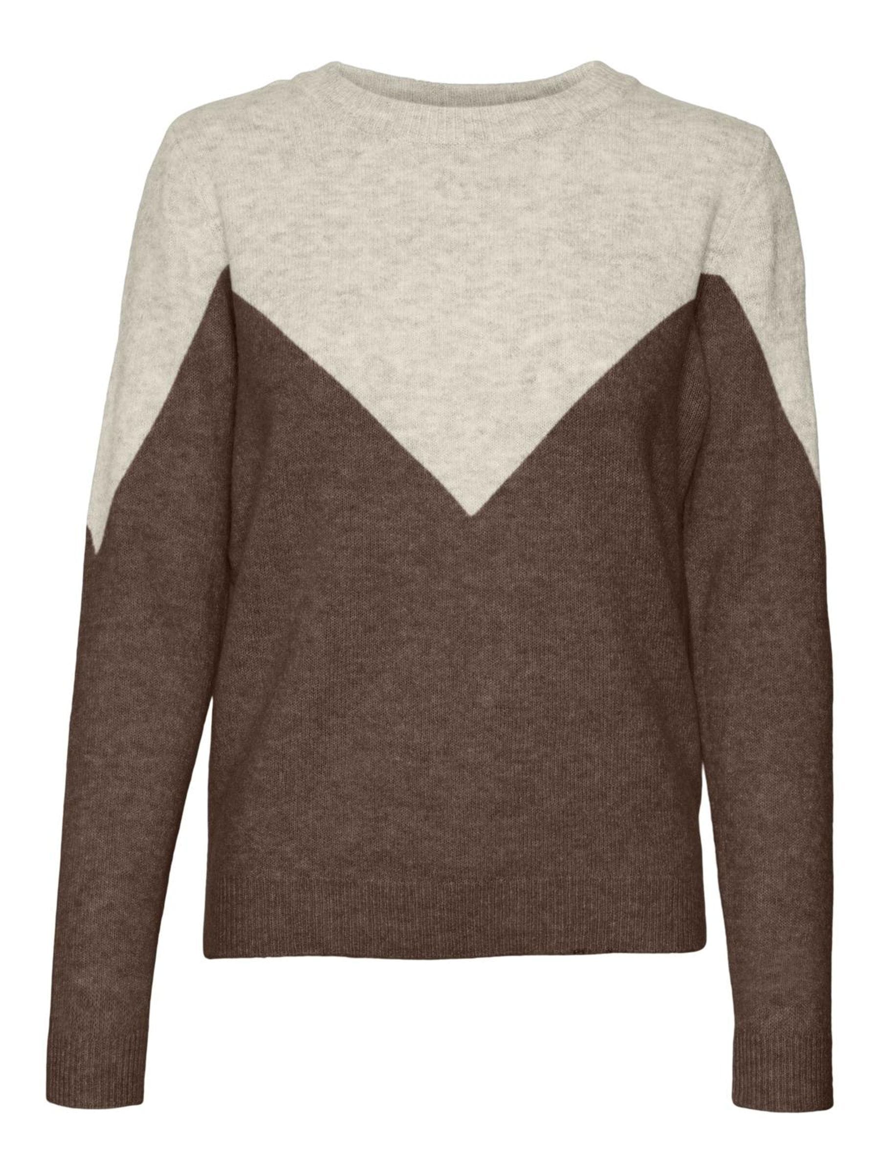 Vero Moda Strickpullover »VMPLAZA LS BLOCK PULLOVER GA BOO«, mit Streifenmuster