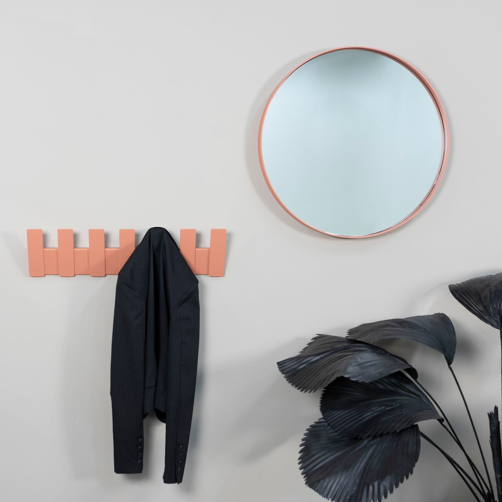 Spinder Design Garderobenhaken Metall, Breite 64 cm, 7 haken