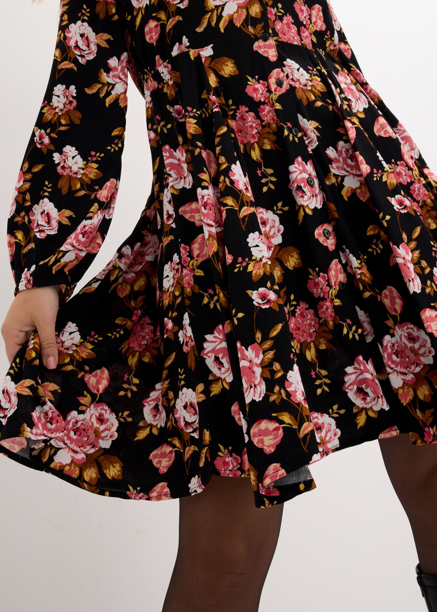 bonprix Hemdblusenkleid »Hemdblusenkleid aus reiner Viskose« Hemdblusenkleid aus reiner Viskose