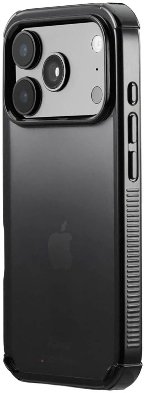 Hama Smartphone-Hülle »Handyhülle stoßfest für Apple iPhone 17 Pro 18 Pro Schwarz« Smartphones D3O-Technologie, Kratzschutz, Fallschutz bis 3,5 m, stoßfeste Ecken