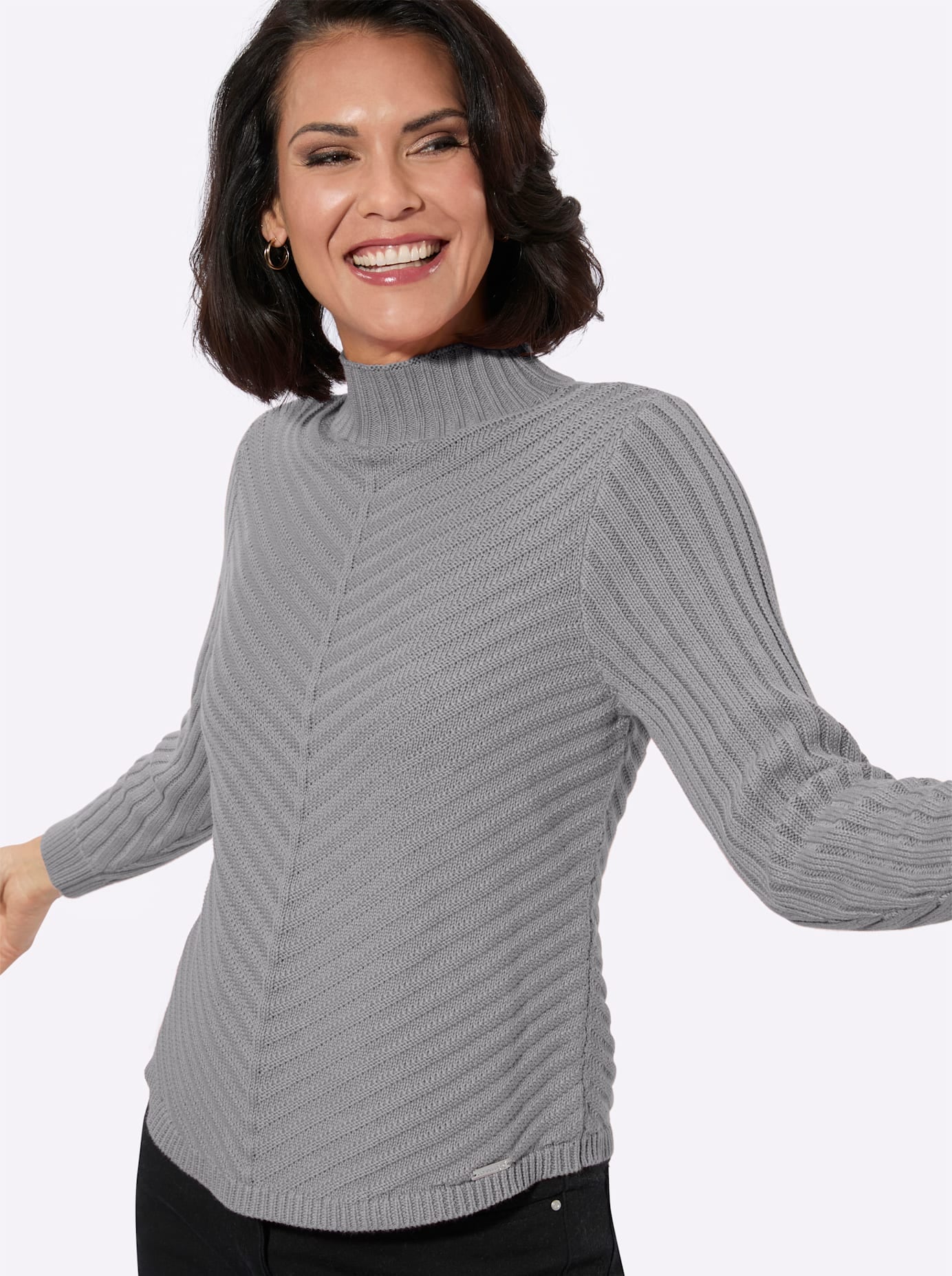 Casual Looks Stehkragenpullover »Stehkragen-Pullover«