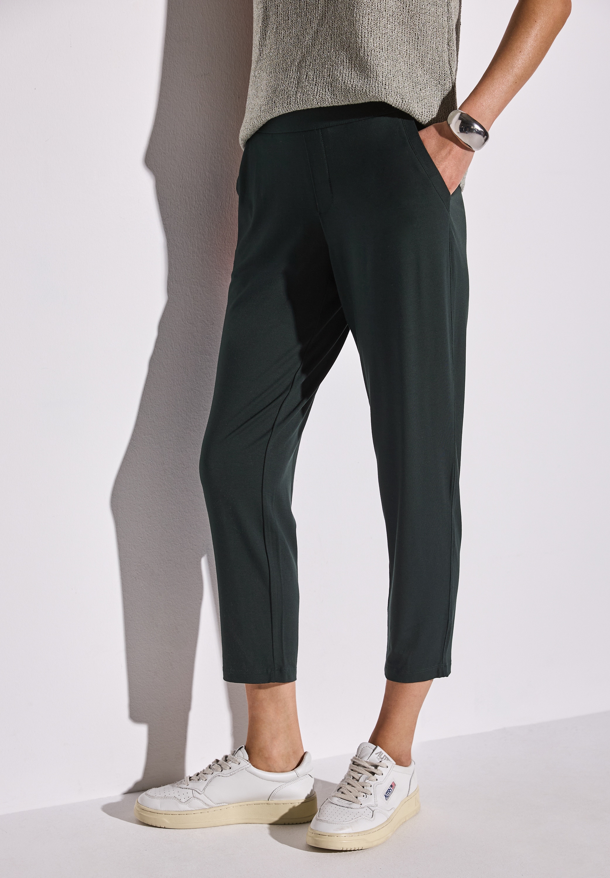 STREET ONE Stoffhose »Style Bonny«, mit elastischem Bund