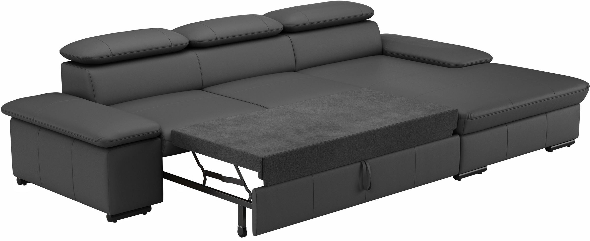 sit&more Ecksofa »Alcudia L-Form«, wahlweise mit Bettfunktion