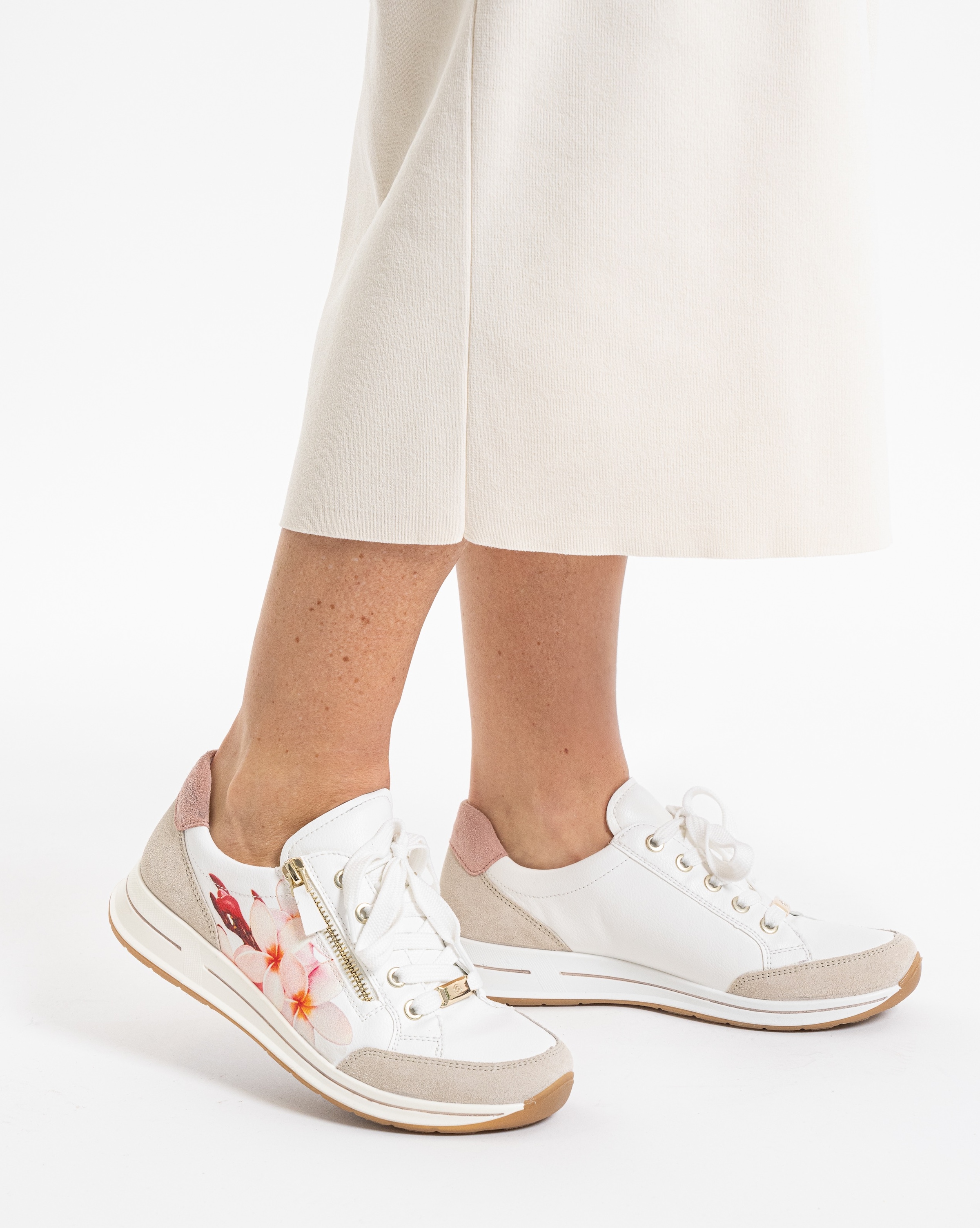 Ara Sneaker »OSAKA«, Keilsneaker, Schnürschuh in Komfortweite H (= sehr weit)