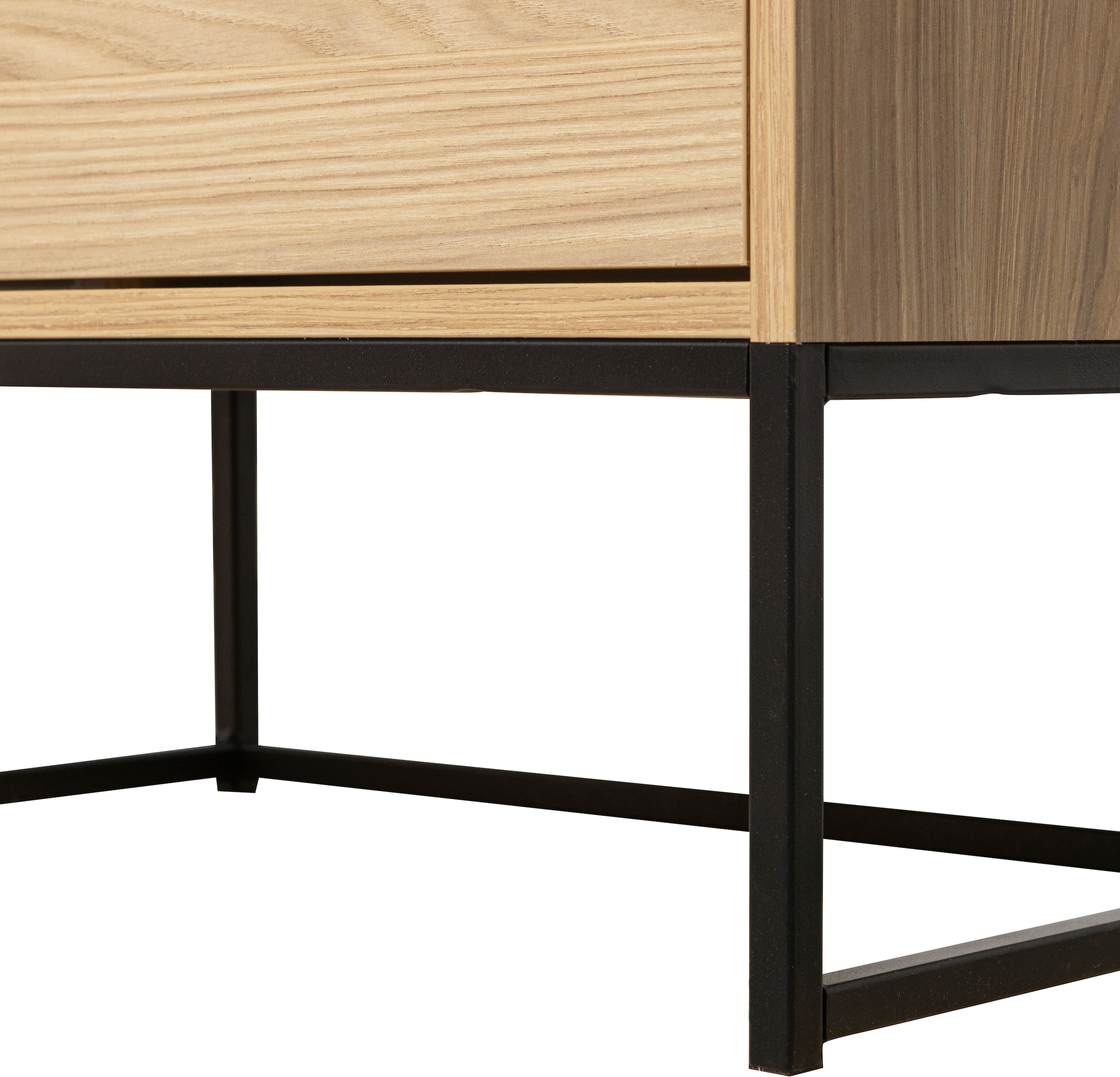 WOOOD Mehrzweckschrank »WOOOD SILAS SCHRANK EICHE DEKOR [fsc]« schmaler Hochschrank aus Eichenmelamin, modernes Design, viel Stauraum