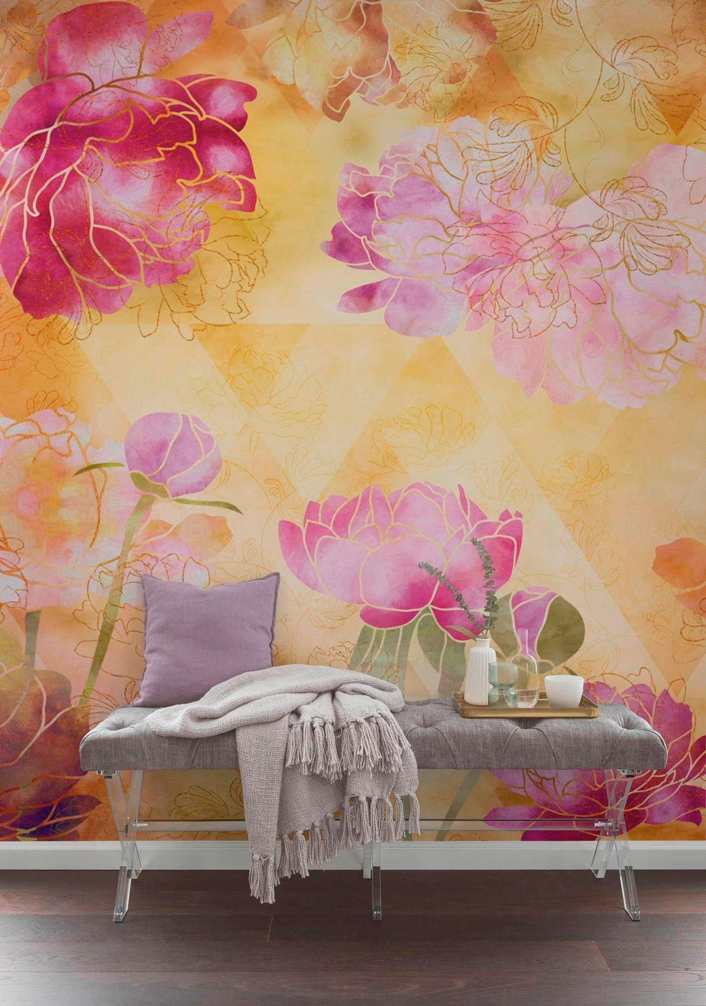 Komar Vliestapete »Digitaldruck Vlies - Inspiration - Größe 400 x 250 cm«, bedruckt, Wohnzimmer, Schlafzimmer