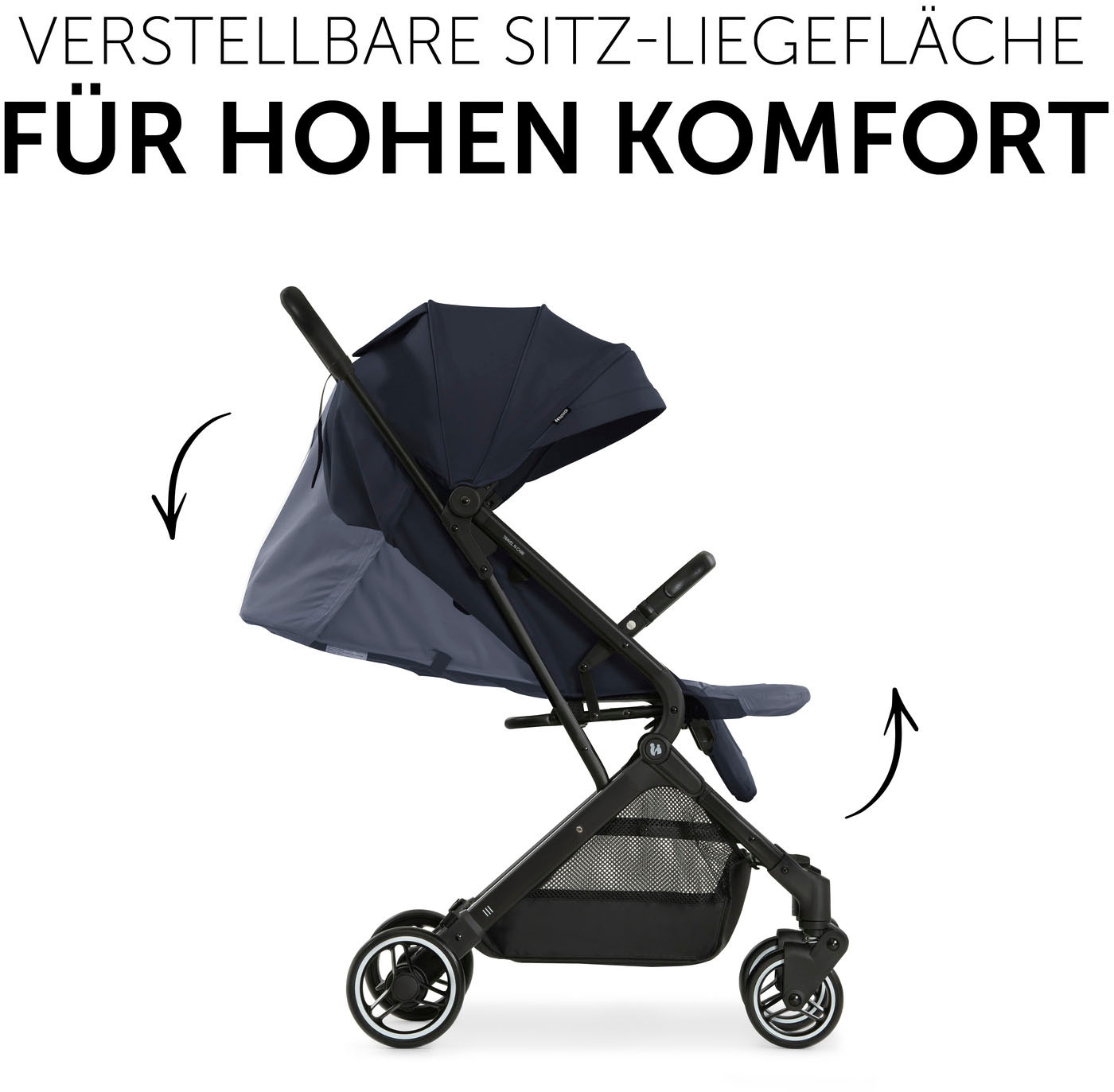 Hauck Kinder-Buggy »Travel N Care, dark navy blue«, 22 kg