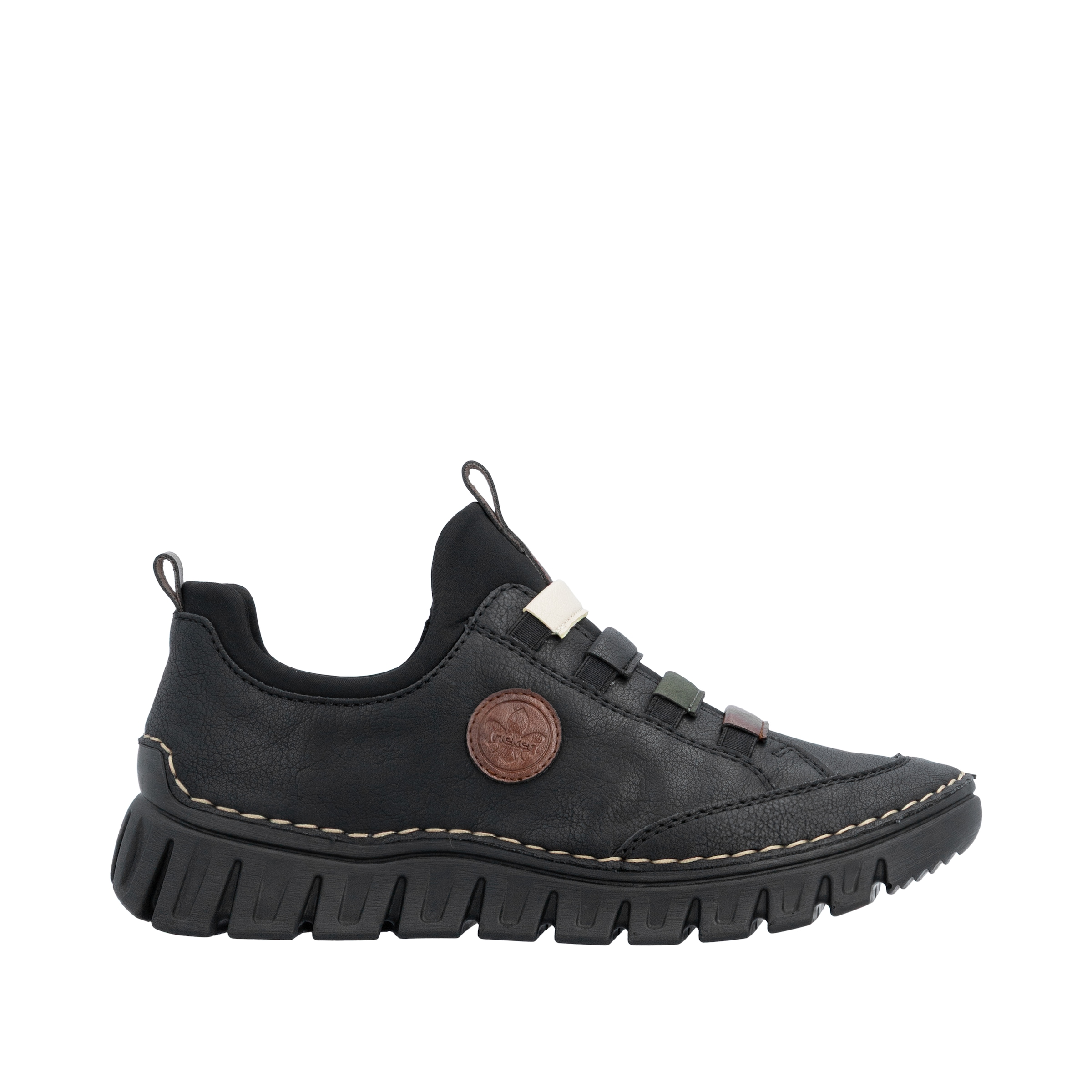 Rieker Slip-On Sneaker  Slipper, Schlupfschuh, Halbschuh mit elastischem Einstieg