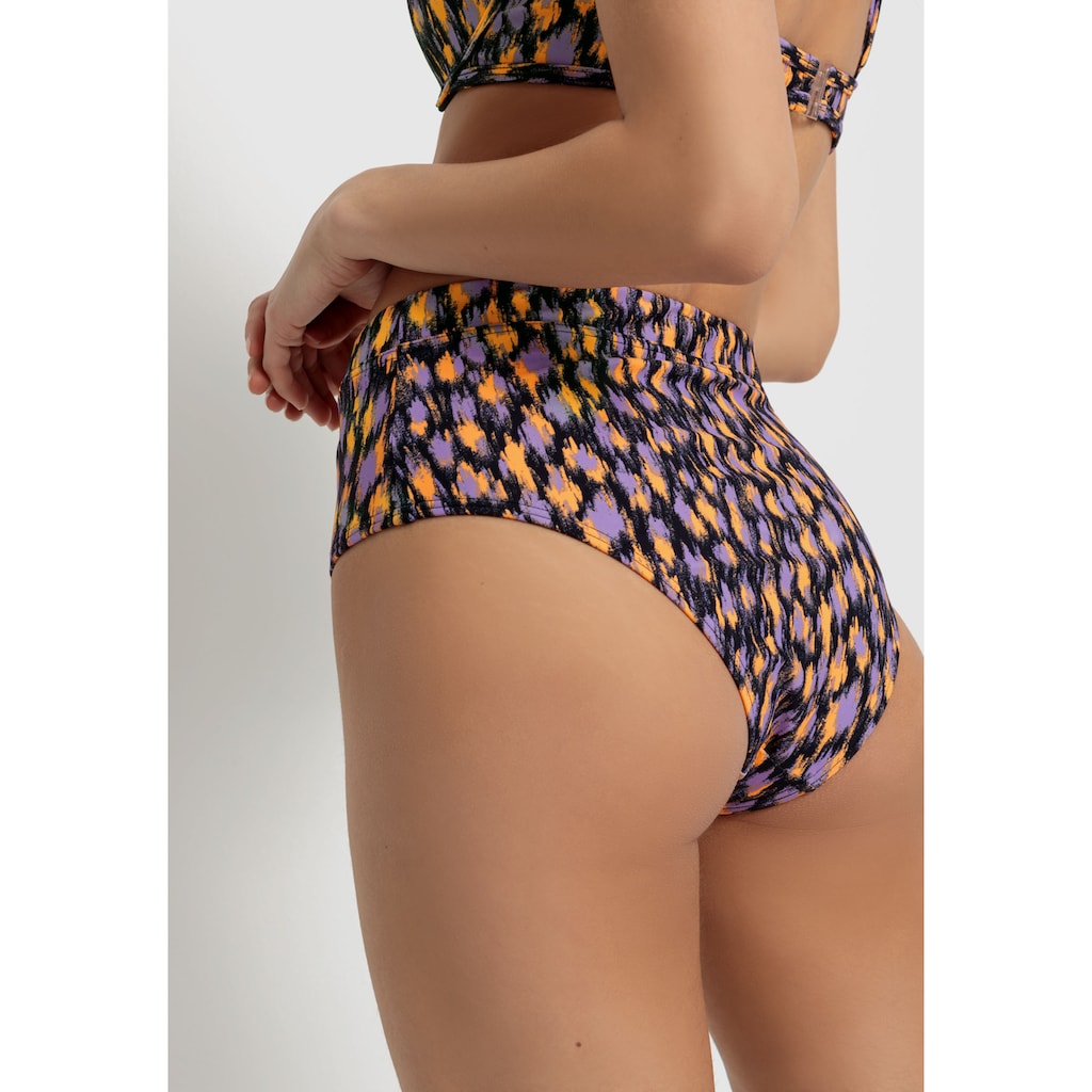 LSCN by LASCANA Highwaist-Bikini-Hose »Lavista«, mit hohem Beinausschnitt
