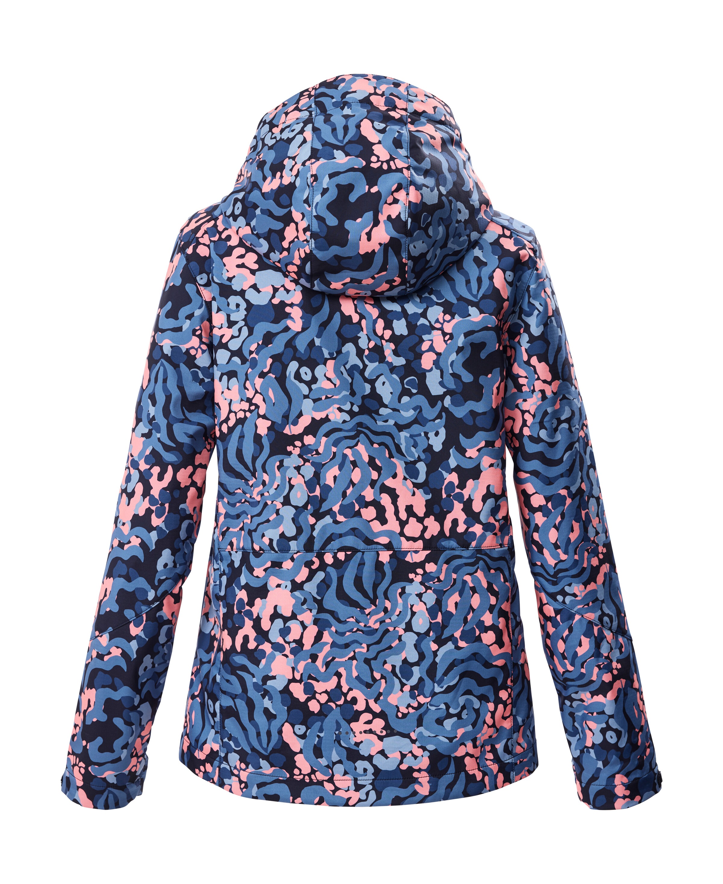 Killtec Softshelljacke »KOS 154 GRLS SFTSHLL JCKT« Wind- und wasserabweisende Kinderjacke mit buntem Print