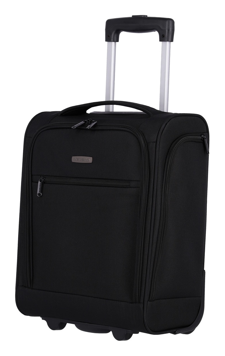 travelite Weichgepäck-Trolley »CABIN Bordtrolley Underseat Handgepäck Koffer« 28 l 2 Rollen 43 cm, Aufsteckfunktion – ideal als Unter-Sitz-Bordgepäck