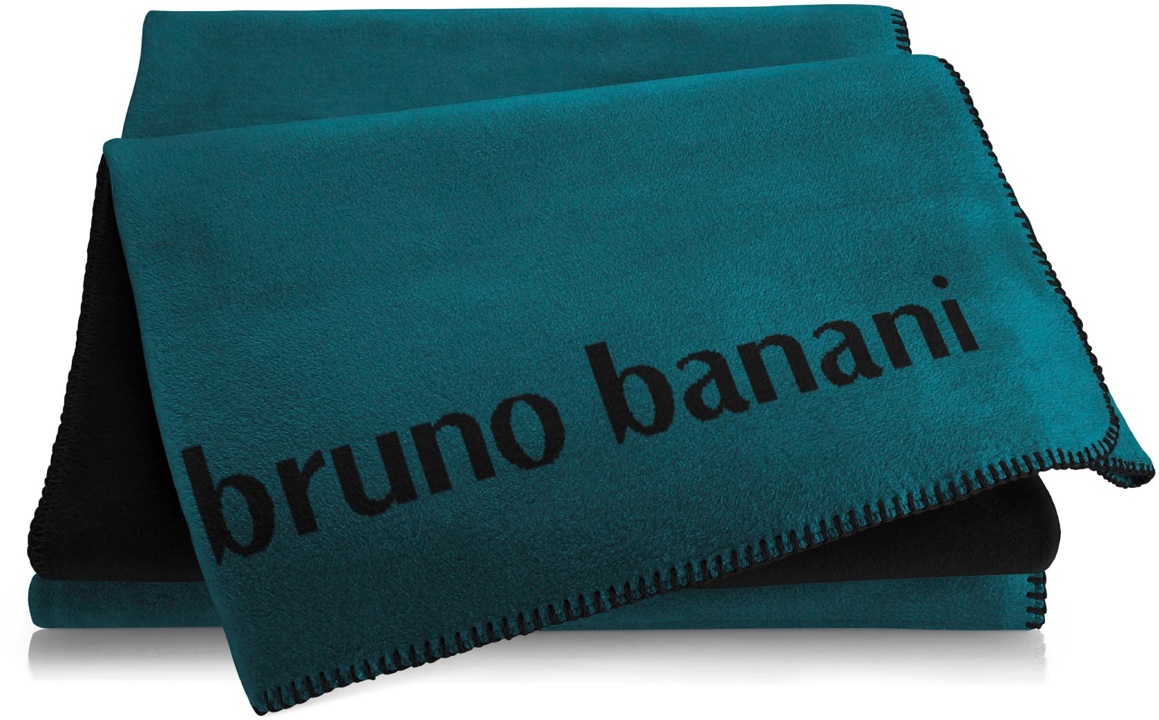 [Das Günstigste aller Zeiten] Bruno Banani Wohndecke »Bruno online modernem Banani«, bei OTTO Zierstich mit