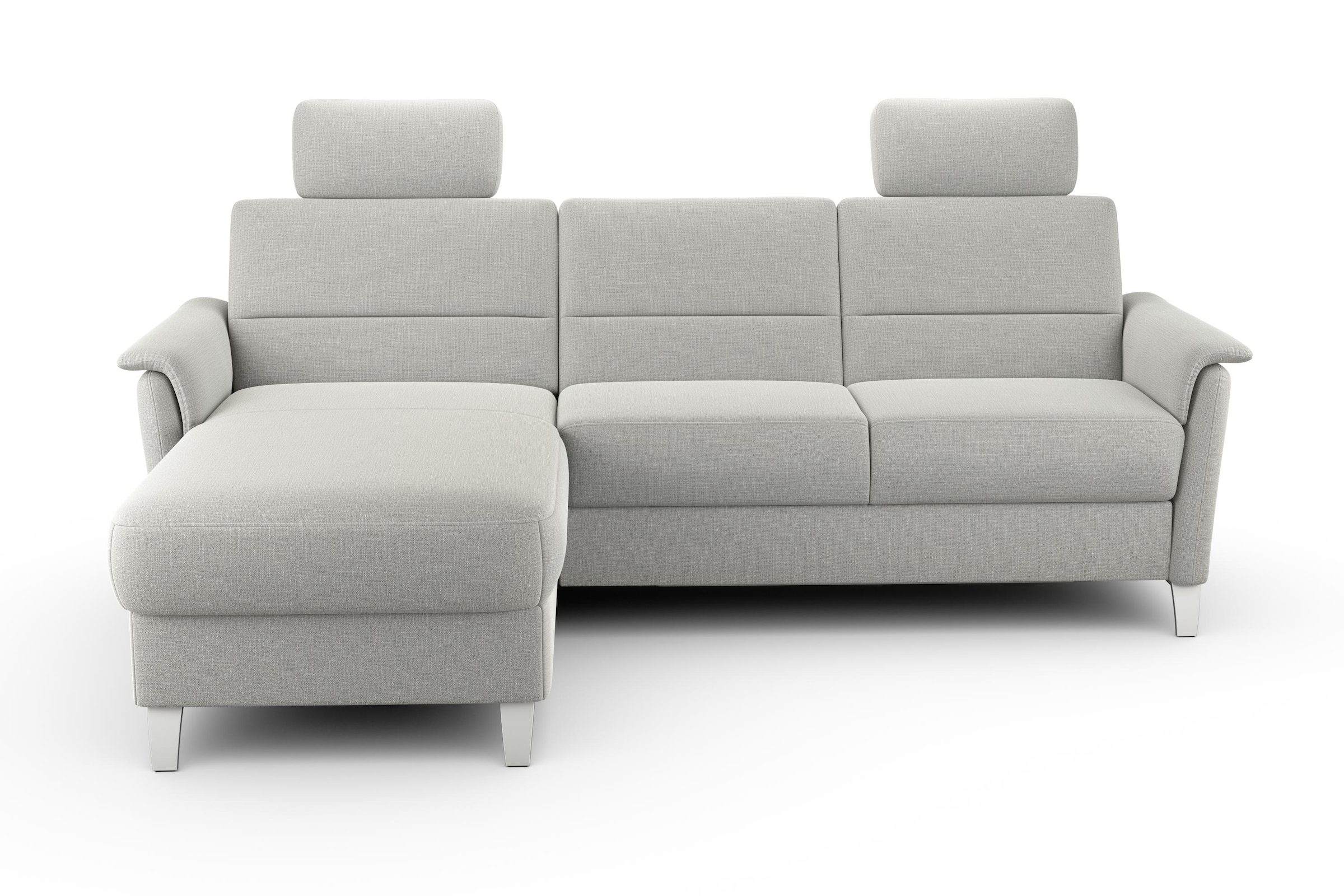 sit&more Ecksofa »Palmera L-Form«, Federkern, wahlweise mit Bettfunktion und mit/ohne Stauraum