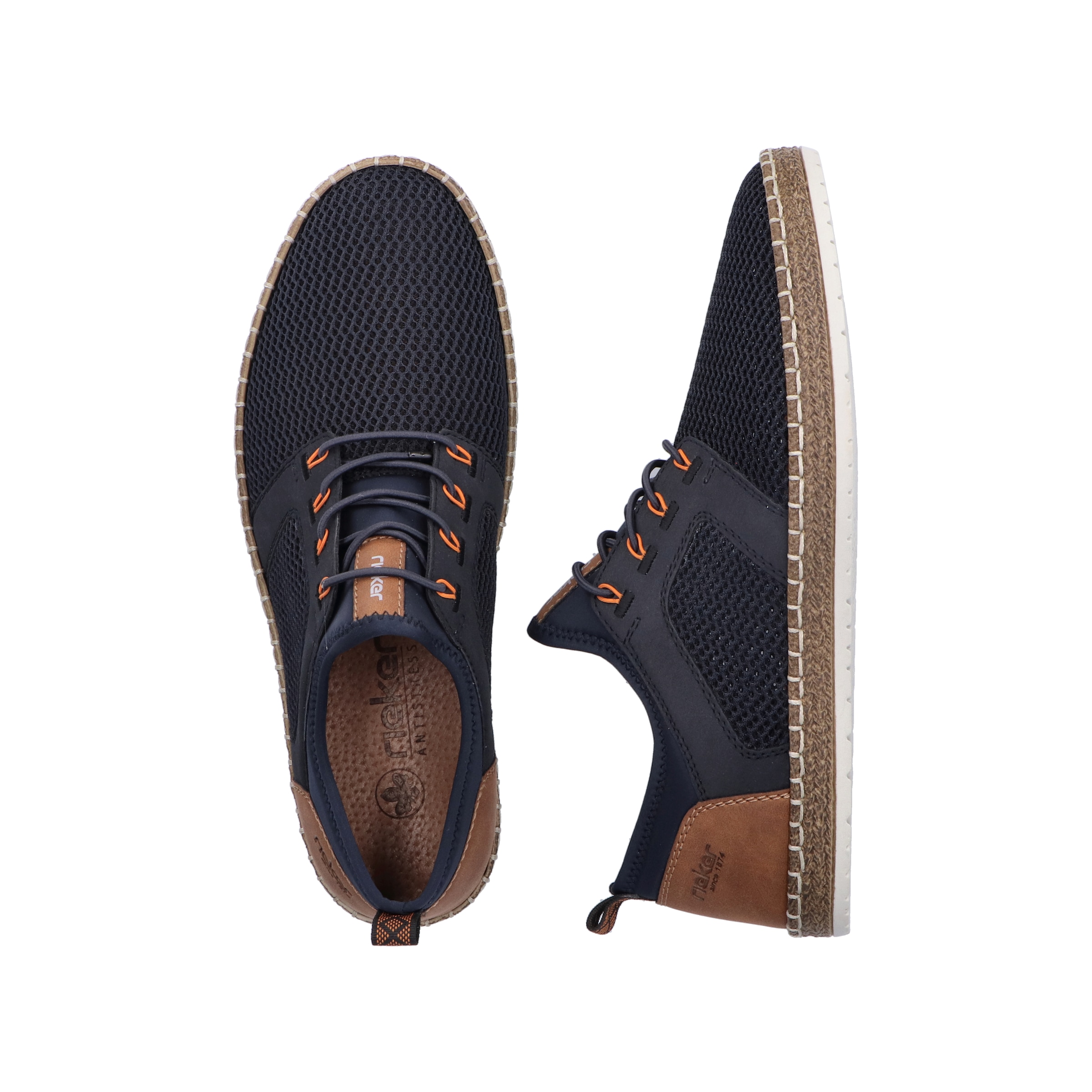 Rieker Slip-On Sneaker  Schlupfschuh, Slipper, Freizeitschuh, elastischer Einstieg, Gummizug