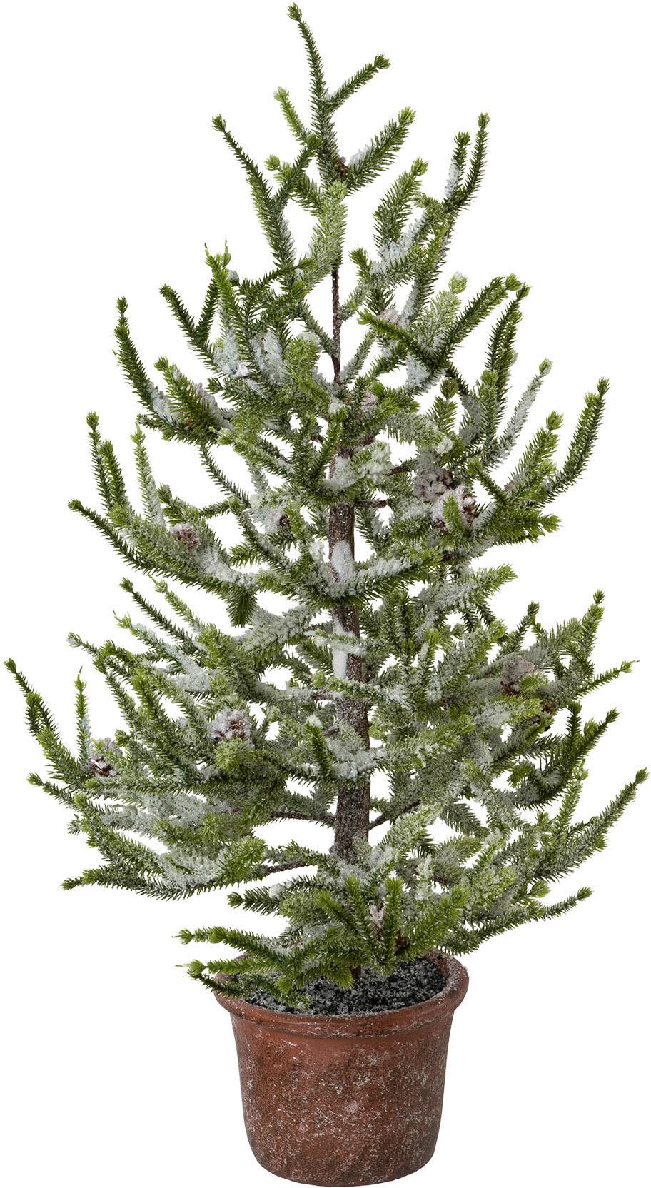 my home Künstlicher Weihnachtsbaum »Weihnachtsdeko, künstlicher Christbaum, Tannenbaum«, Fichte mit Schnee