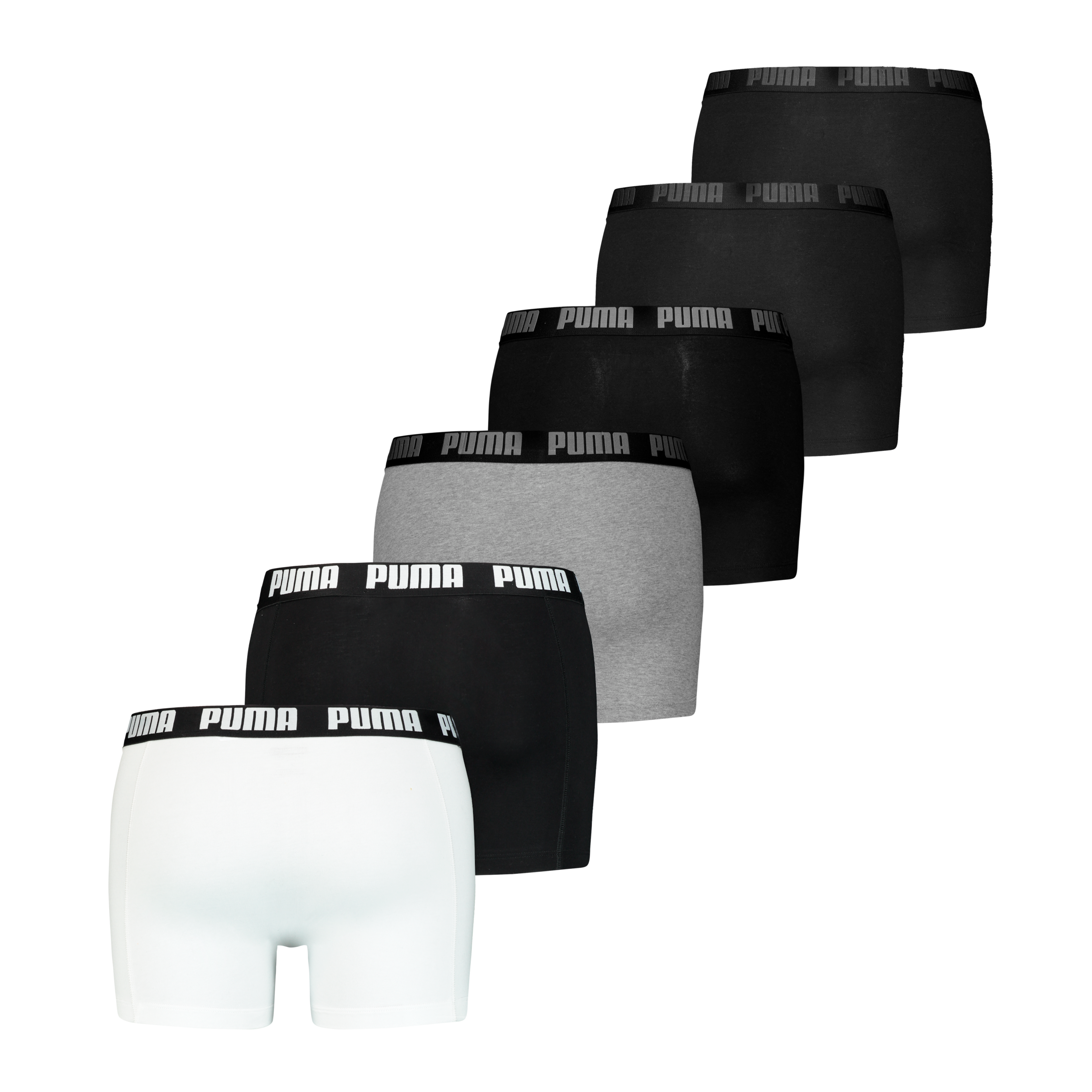 PUMA Boxershorts »PUMA MEN EVERYDAY BOXER 6P ECOM«, (Packung, 6er Pack), mit komfortablem Bund