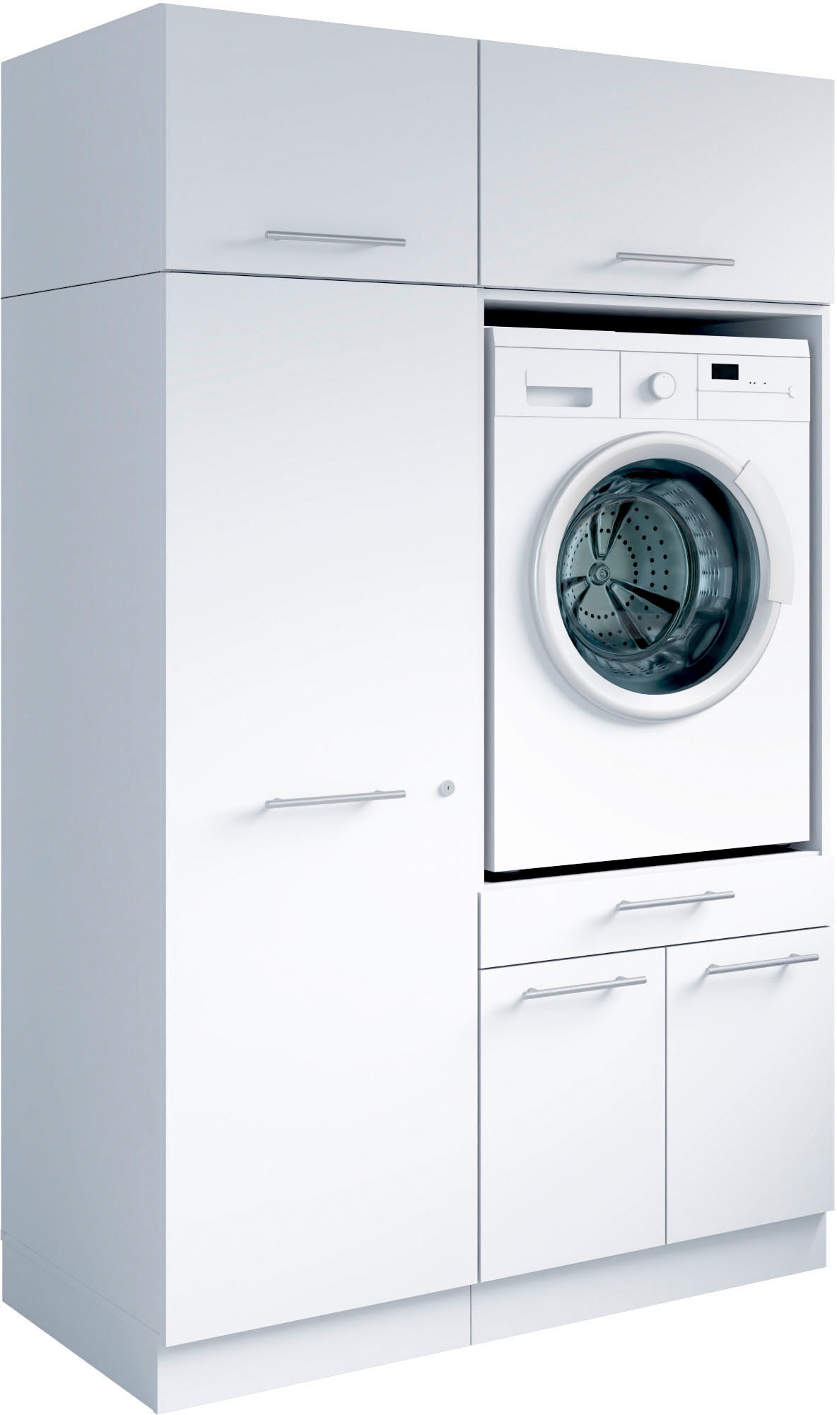 Laundreezy Mehrzweckschrank-Set »Laundreezy, 4-tlg. Mehrzweckschrank-Set B/H/T 118/200/68 cm« 4 Stk. tlg.