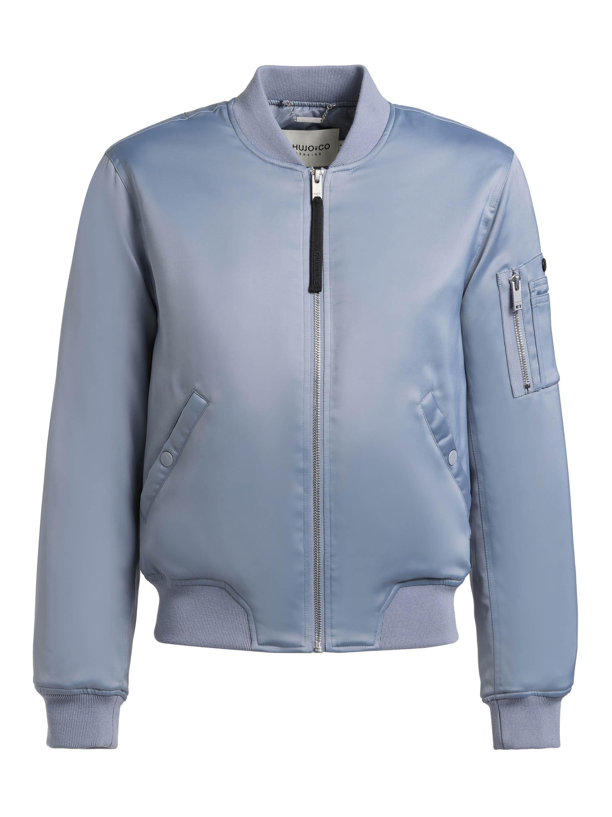 khujo Bomberjacke »Bomberjacke Beth« ohne Kapuze Seidig glatte Blousonjacke