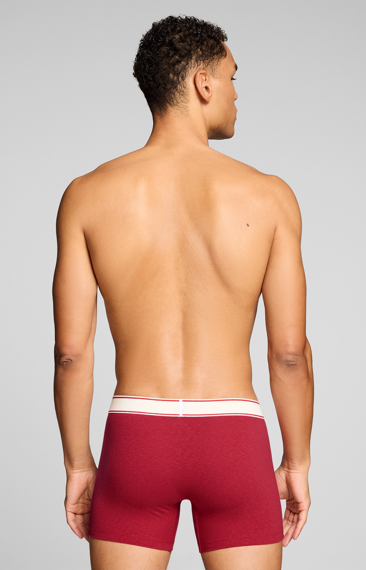 Levi's® Boxer »LEVIS MEN VNTG HTR BOXER BRIEF 2P« 2er Pack,  ohne Eingriff, uni, meliert, Logo-Bund, elastisch