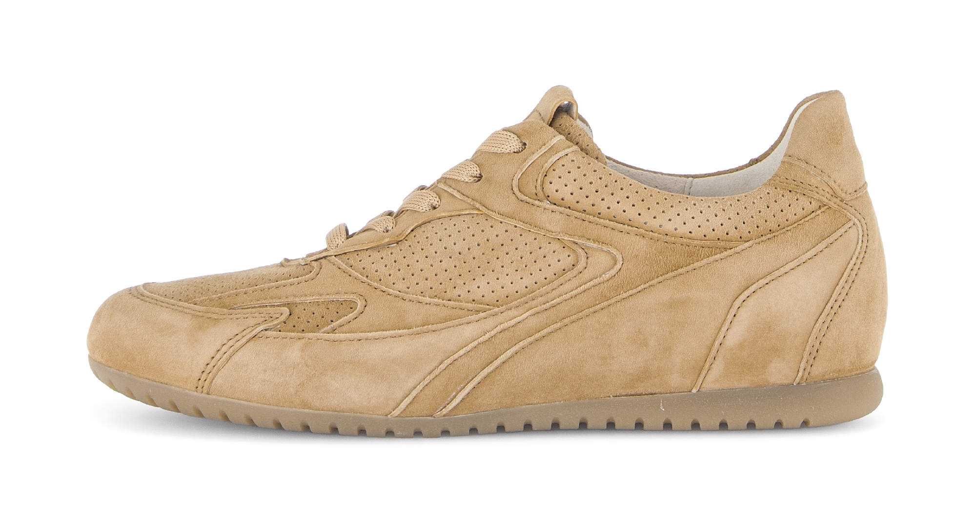 Gabor Sneaker »DAVOS«  Freizeitschuh, Halbschuh, Schnürschuh mit Lochmuster, G-Weite