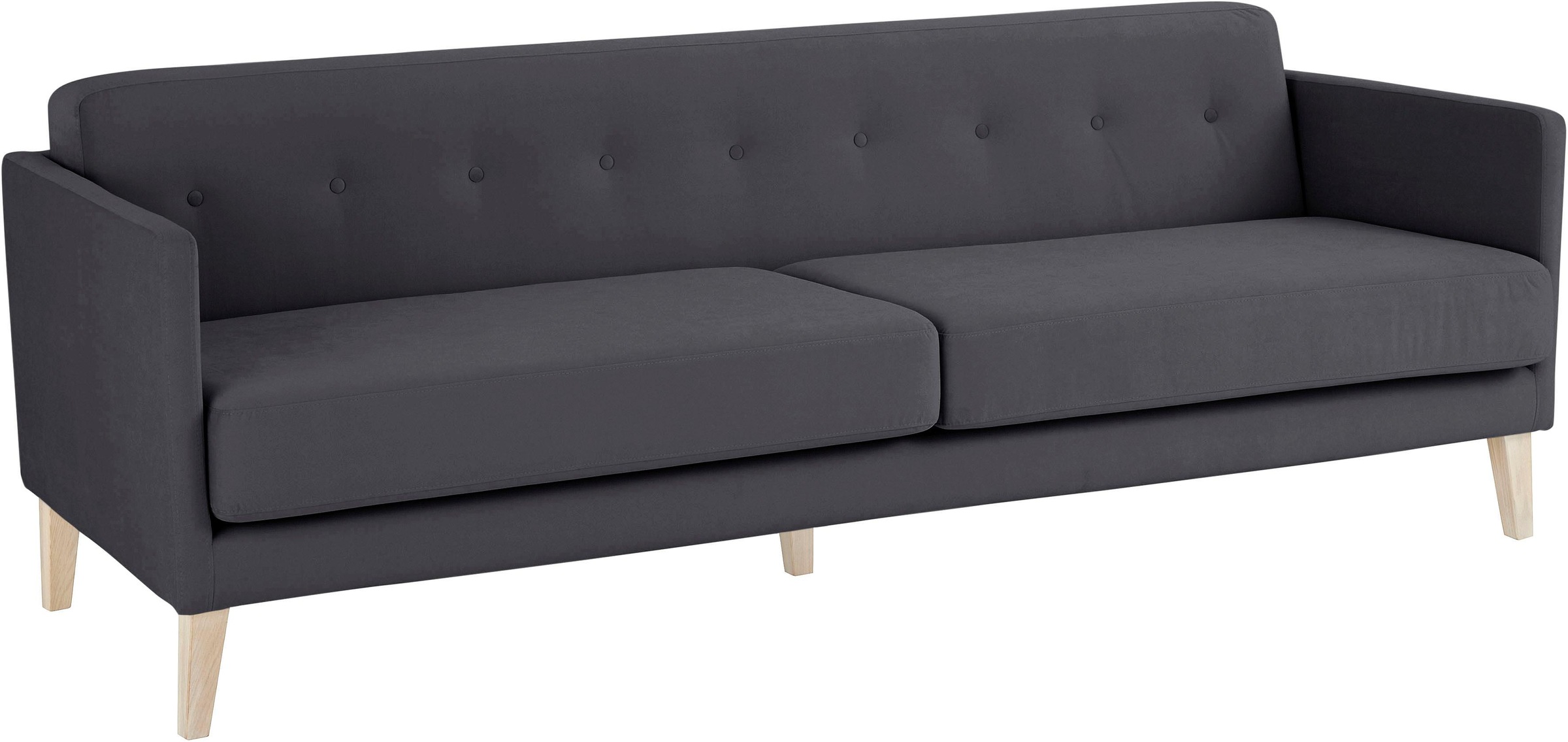 andas 3-Sitzer »Raadal«, in skandinavischem Design, Knopfheftung, Design by Morten Georgsen
