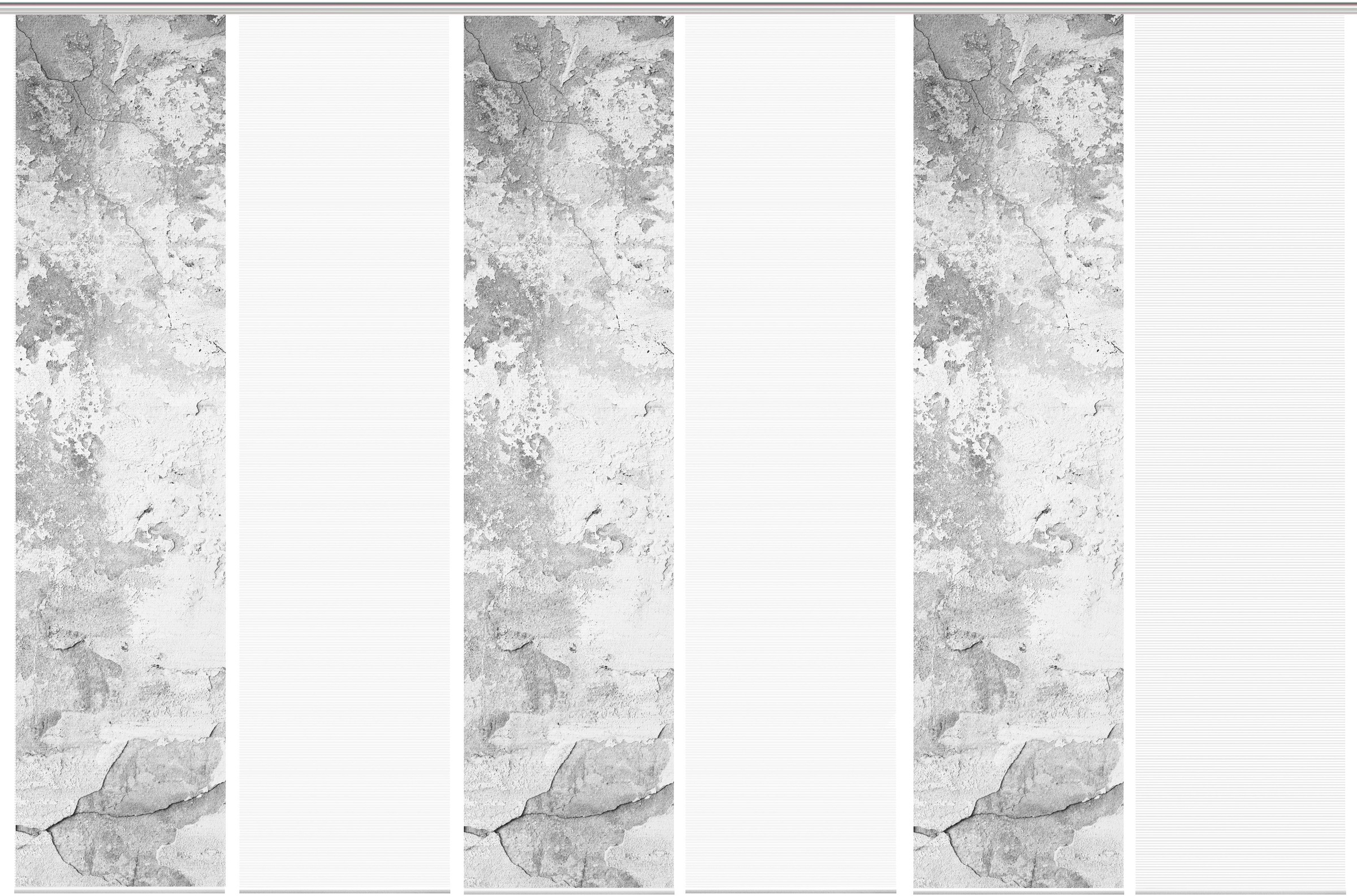 Vision S Schiebegardine »RAGUL 6er SET« Paneelwagen 6 Stk. tlg. Schiebevorhang Digidruck 6er Set RAGUL