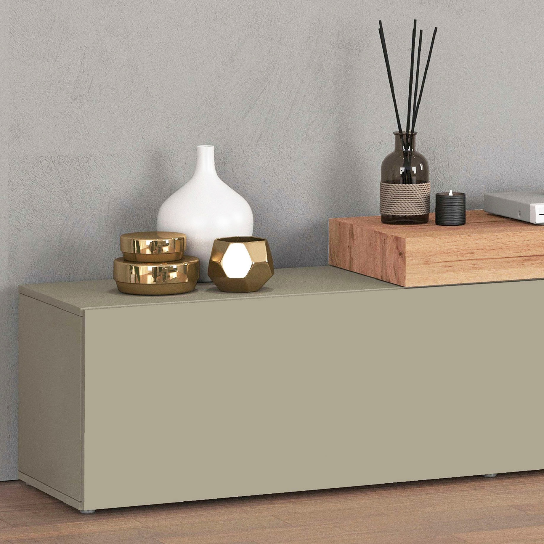 OTTO home Wohnwand »Chronos Wohnwand, Medienwand, 5-er set« 5 Stk. tlg.