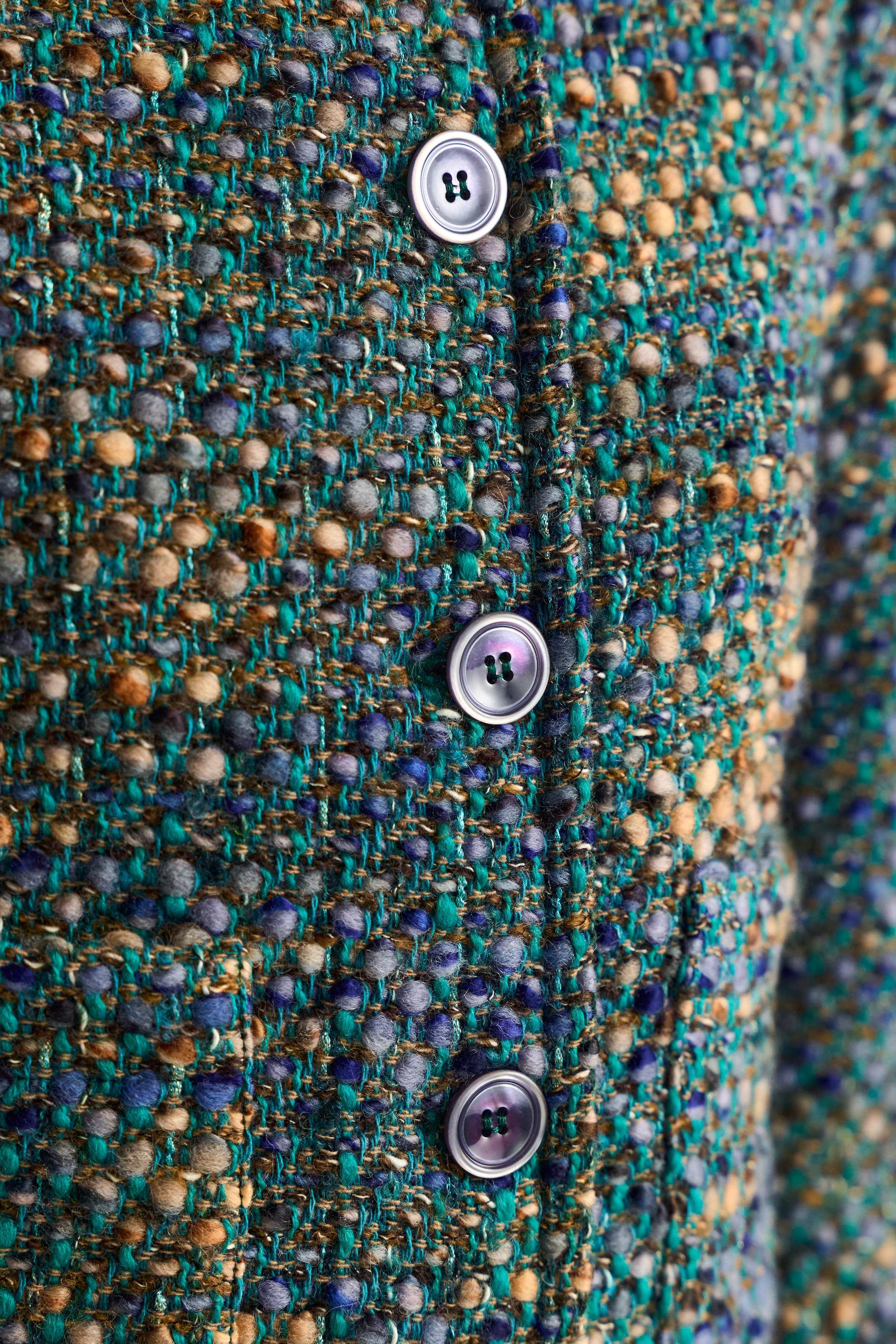 RICHROYAL Bouclèjacke ohne Kapuze Regular fit mit Rundhalsausschnitt