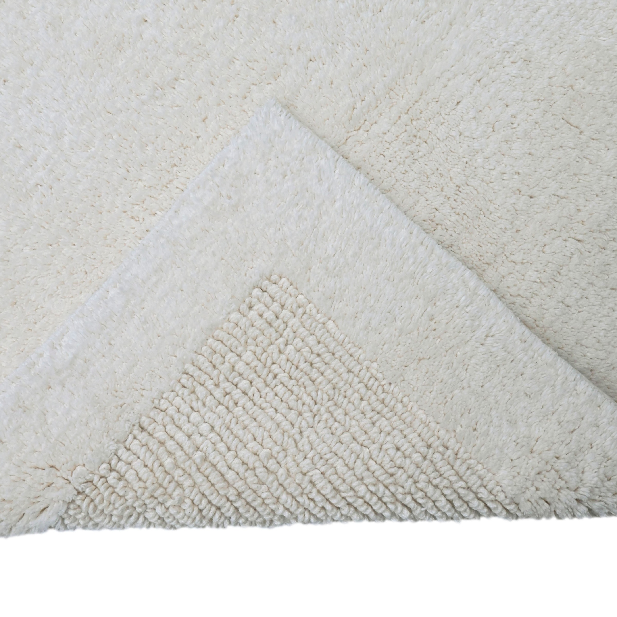 my home Badematte »Kapra, Badvorleger, Badezimmer Teppich« Höhe 14 mm beidseitig nutzbar | fußbodenheizungsgeeignet | strapazierfähig mit Bordüre, Badteppich, Badematte, Baumwolle