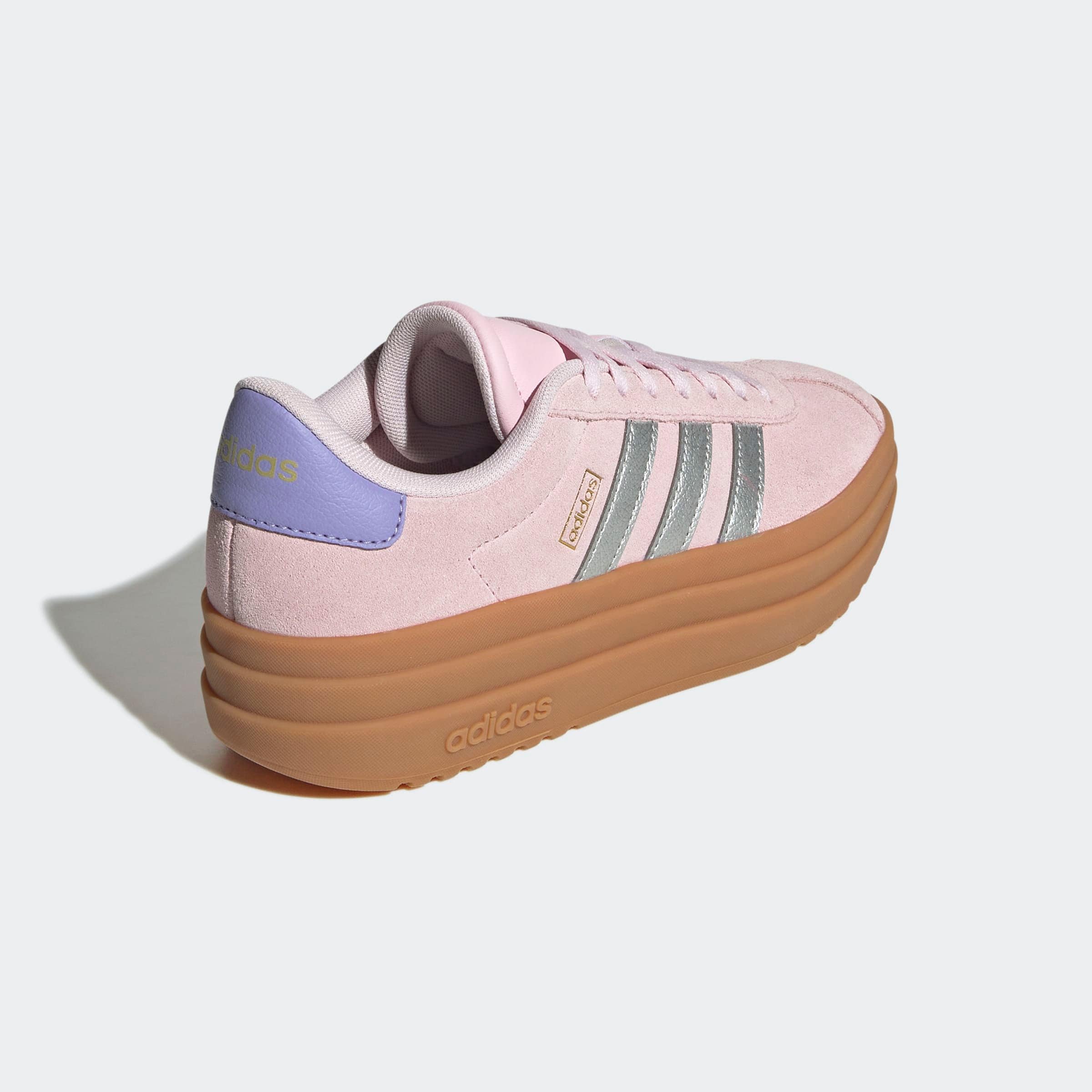 adidas Sportswear Plateausneaker »VL COURT BOLD LIFESTYLE KIDS«, Design auf den Spuren des adidas Gazelle Bold