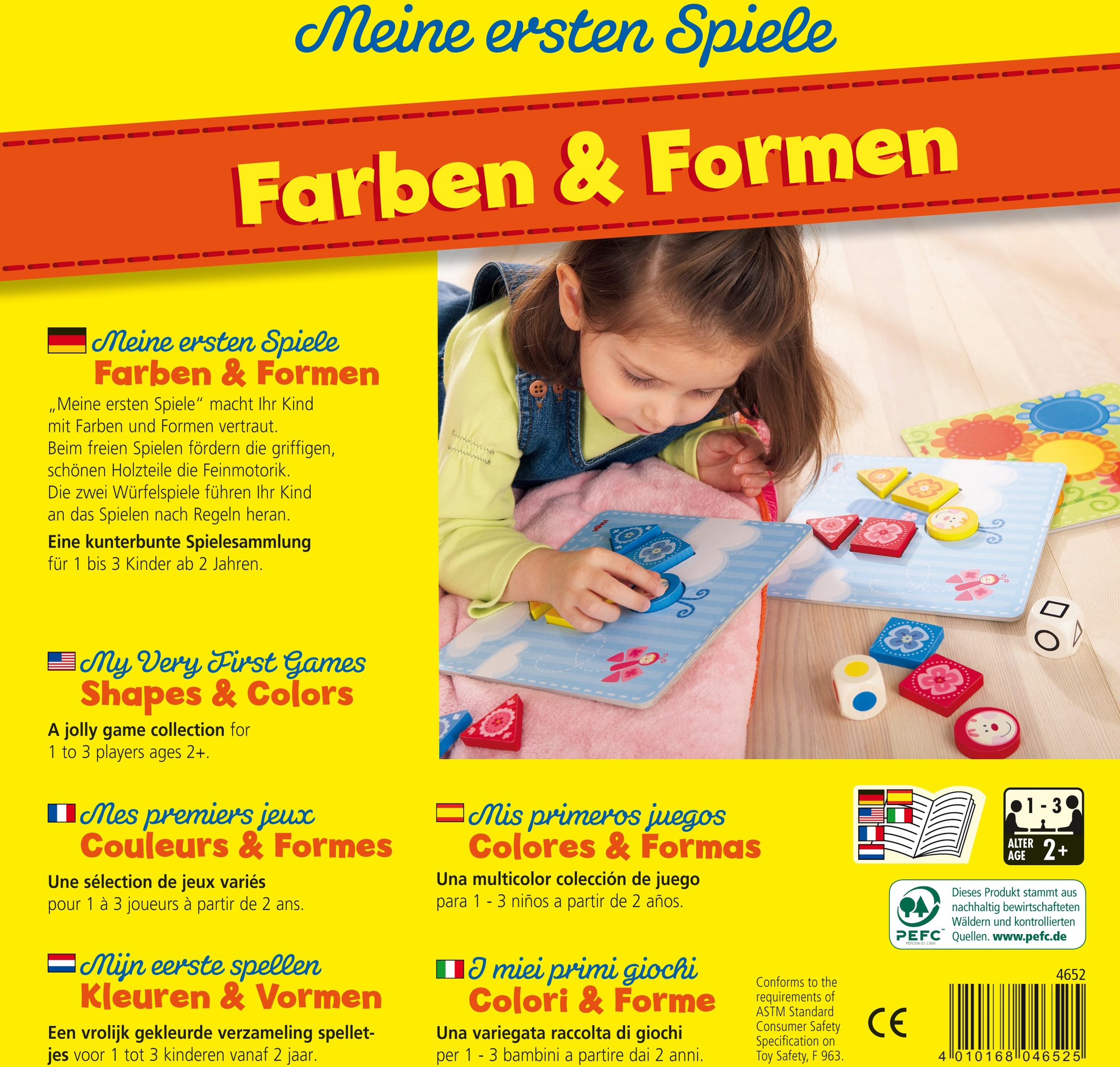 Haba Spiel »Meine ersten Spiele - Farben und Formen«, Made in Germany