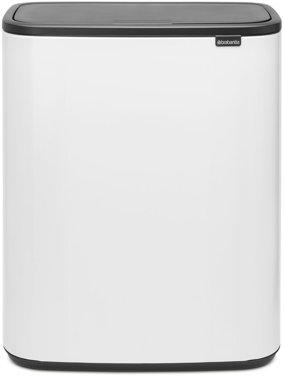 Brabantia Mülleimer »Bo Touch Bin in weiß, Größe B/H/T: 54,5 cm x 65,6 cm x 31,2 cm