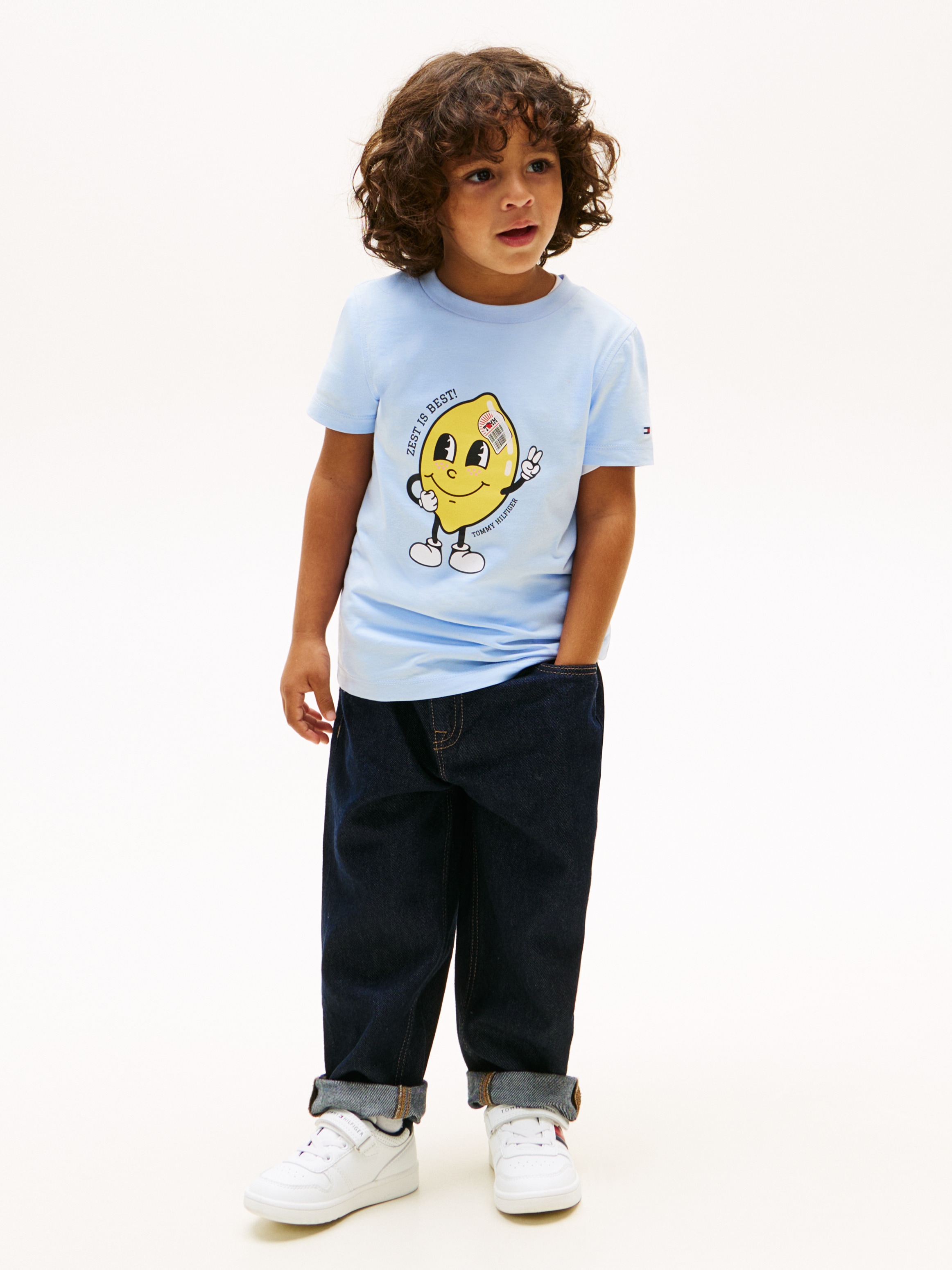 Tommy Hilfiger T-Shirt »LB FUN PRINT GRAPHIC T-SHIRT« Kinder bis 16 Jahre, Druck, regular fit