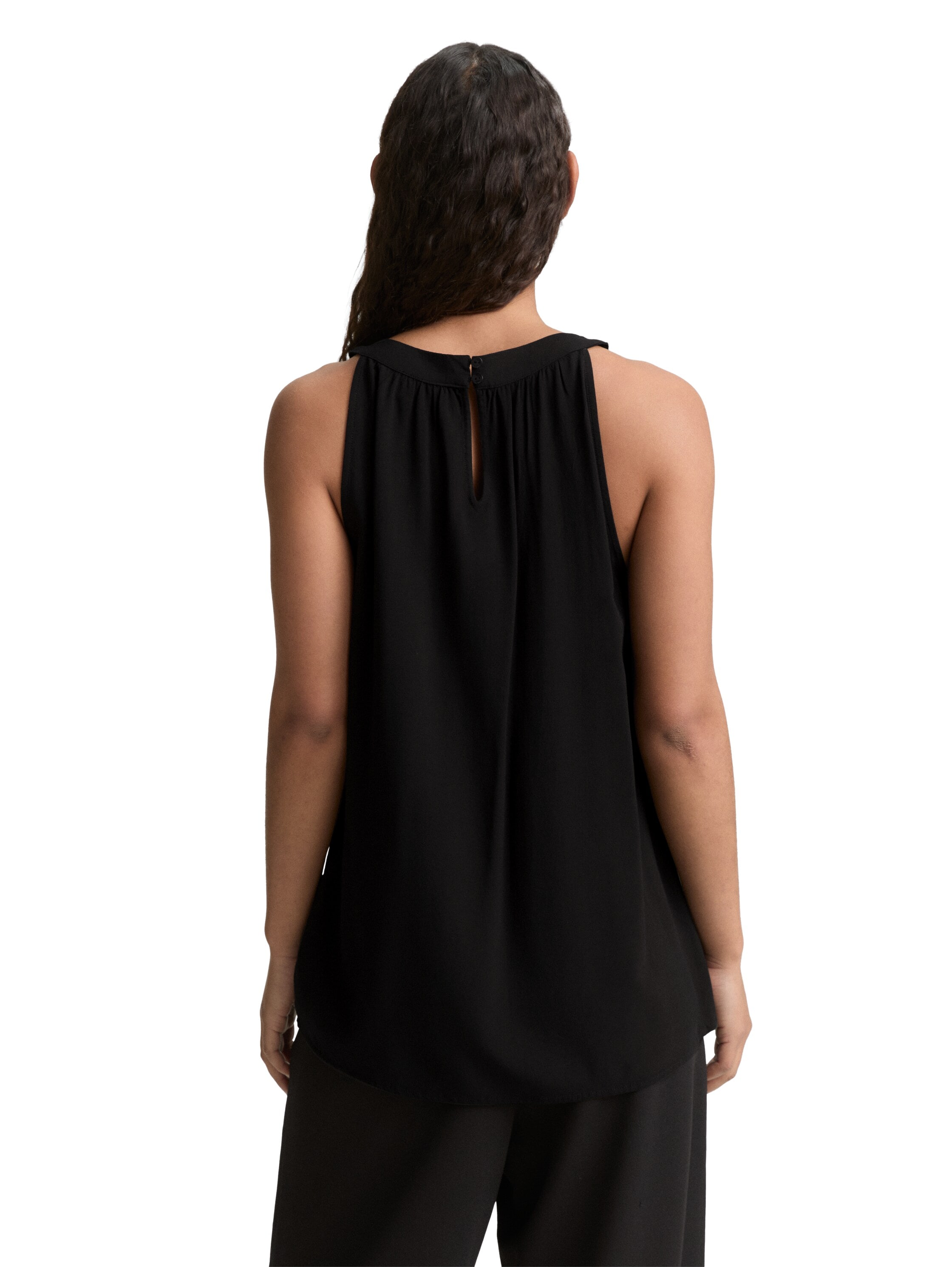 TOM TAILOR Blusentop, mit Neckholder Ausschnitt