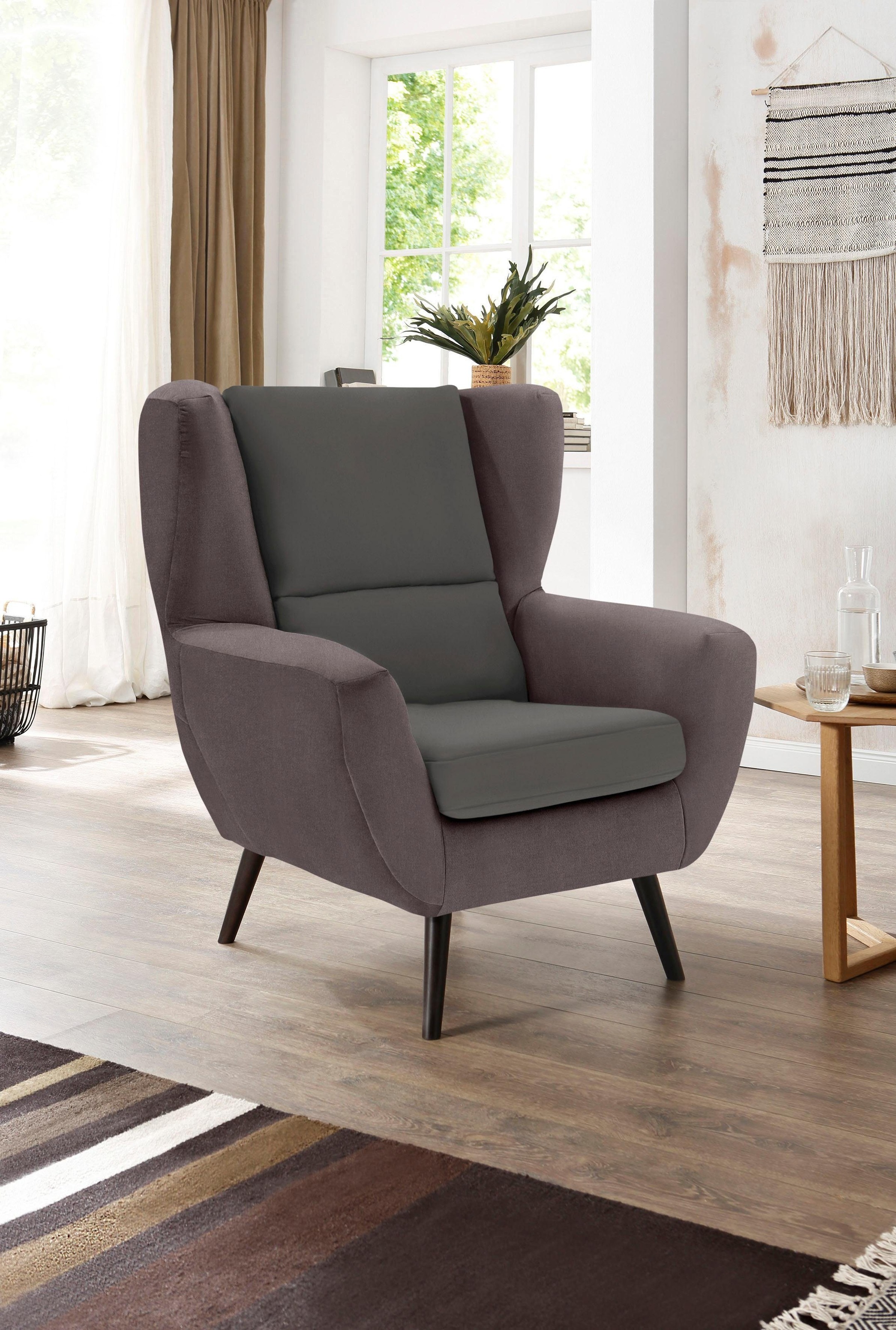 Home affaire Sessel »Forli«, auch in NaturLEDER®