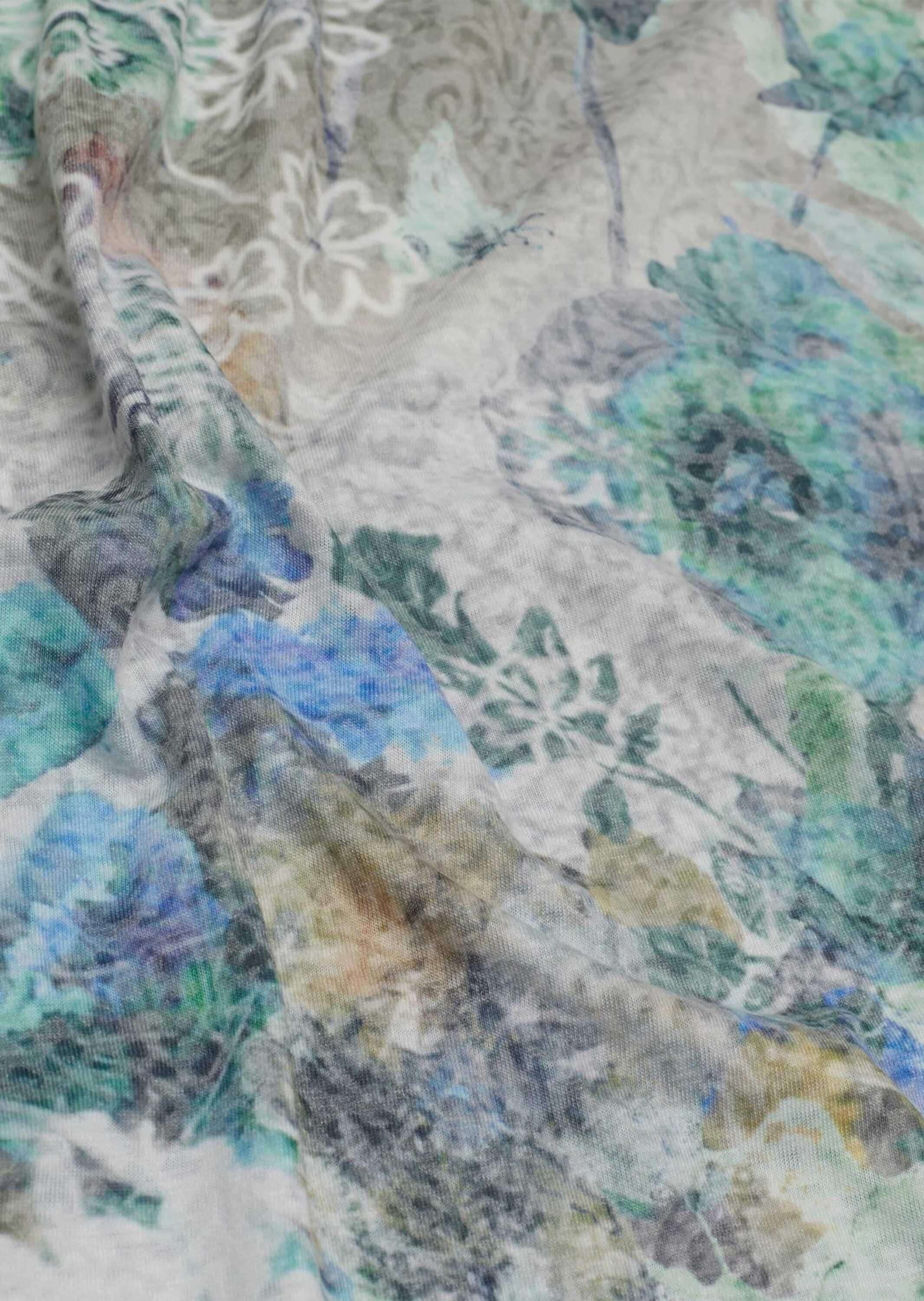 GOLDNER Print-Shirt »Kurzgröße Faszinierendes Ausbrenner-Shirt« Ohne