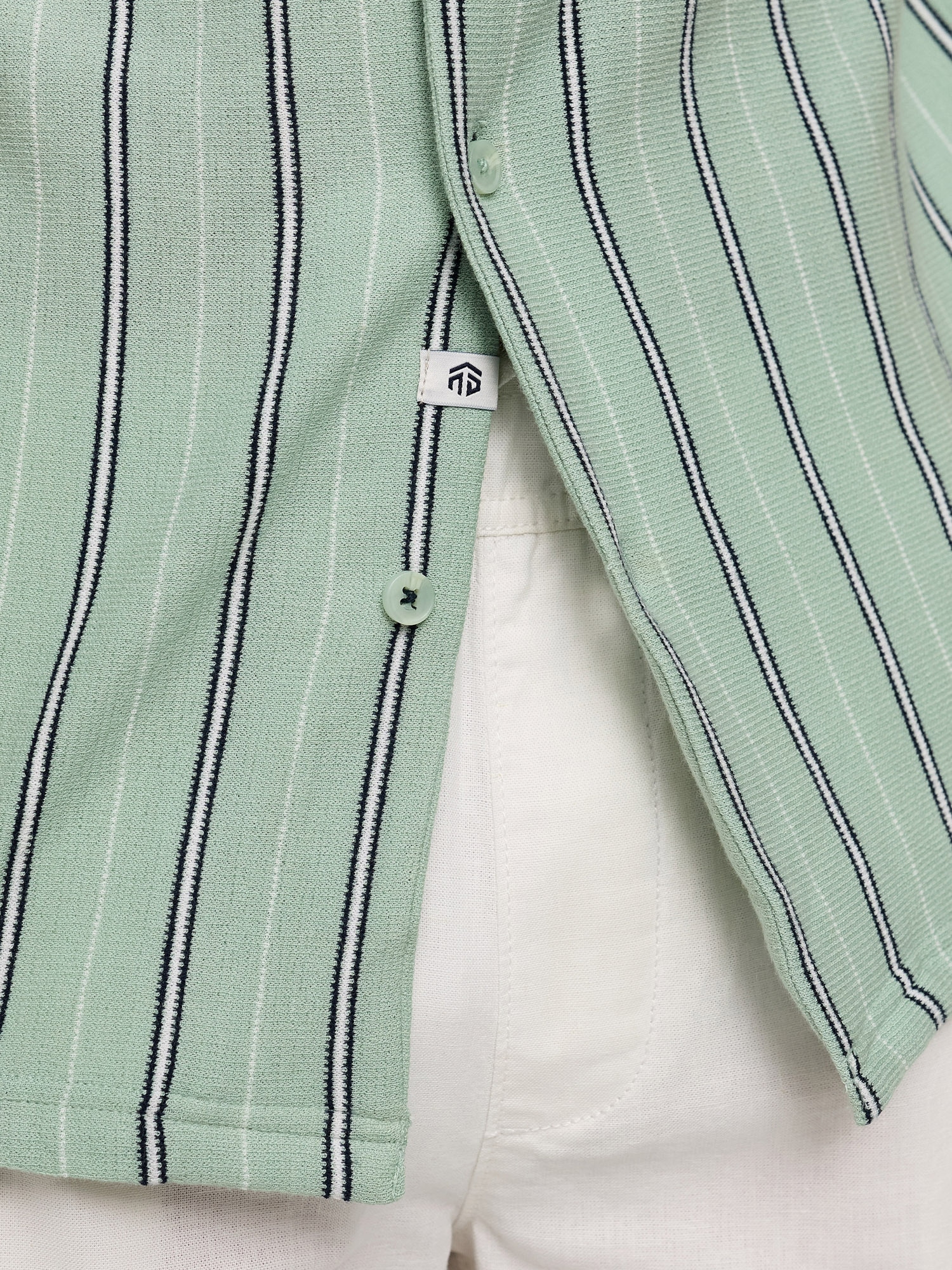 Indicode Kurzarmhemd »INShitake«